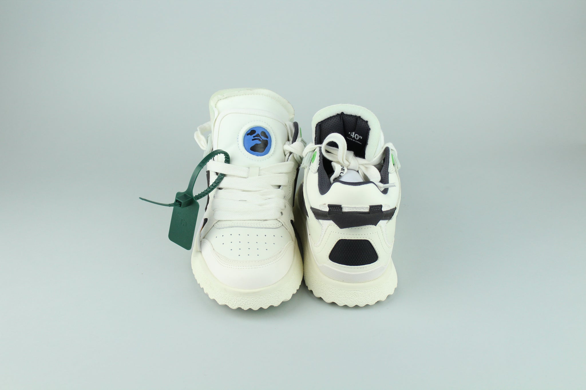 Off-White Sponge Mid Top 'White/Black' - Size 40 (ARCHIVE) – The Attic