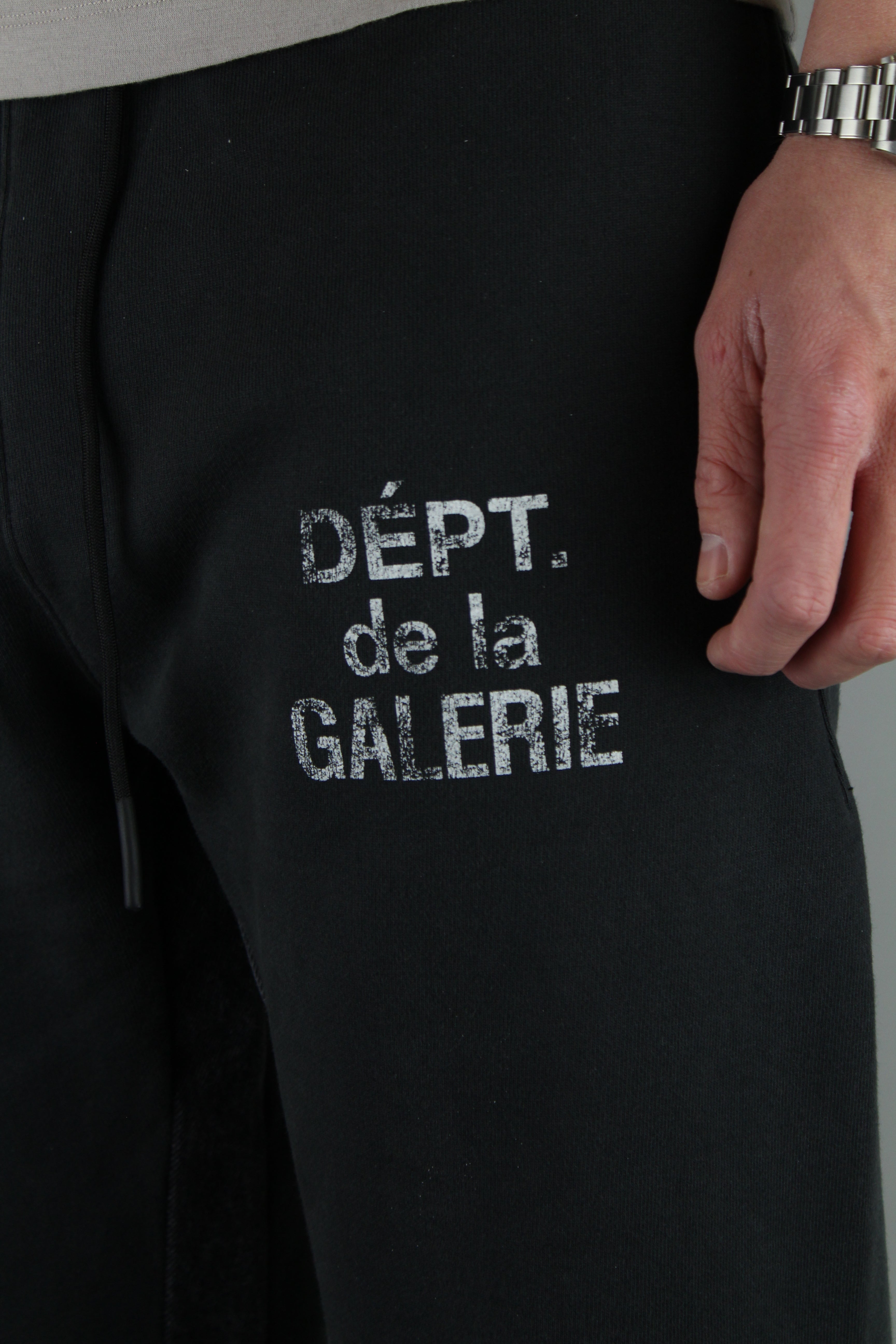 Gallery Dept. French Logo Flare Sweatpants 'Vintage Black'-10028158746954-The Attic
