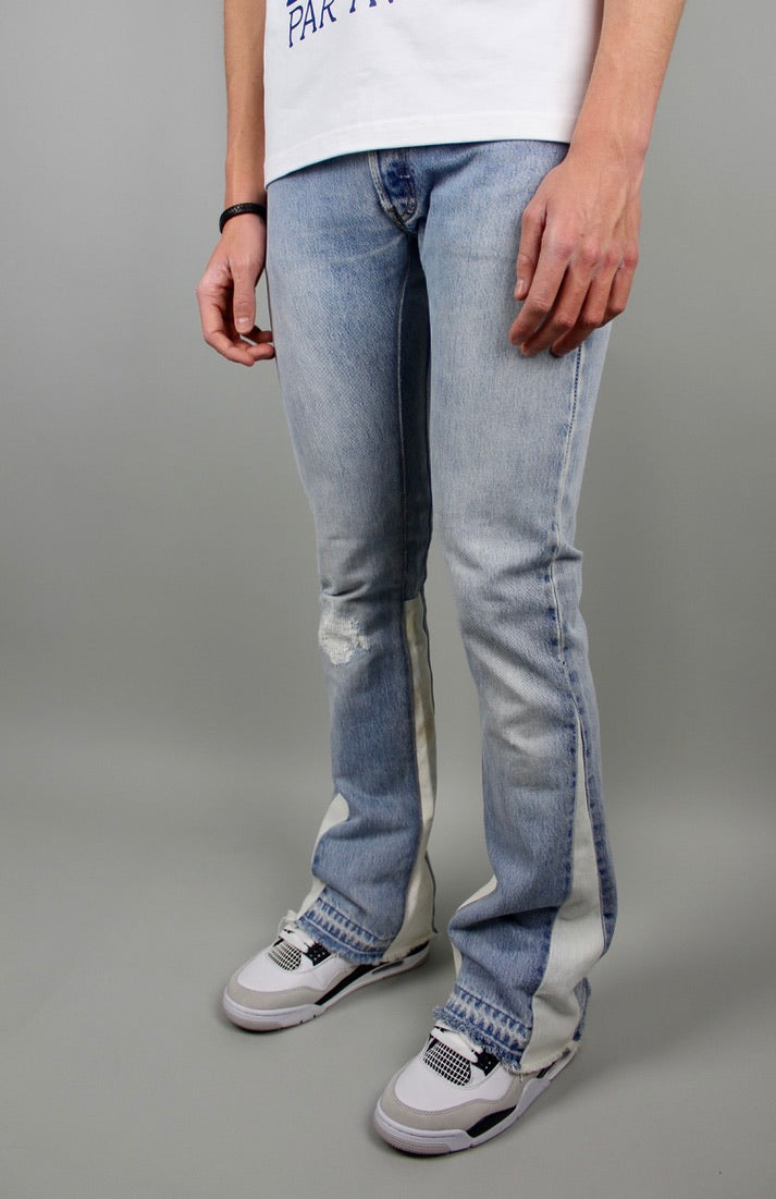 Gallery Dept. LA Flare Jeans 'Indigo Stonewashed'-8747003642186-The Attic