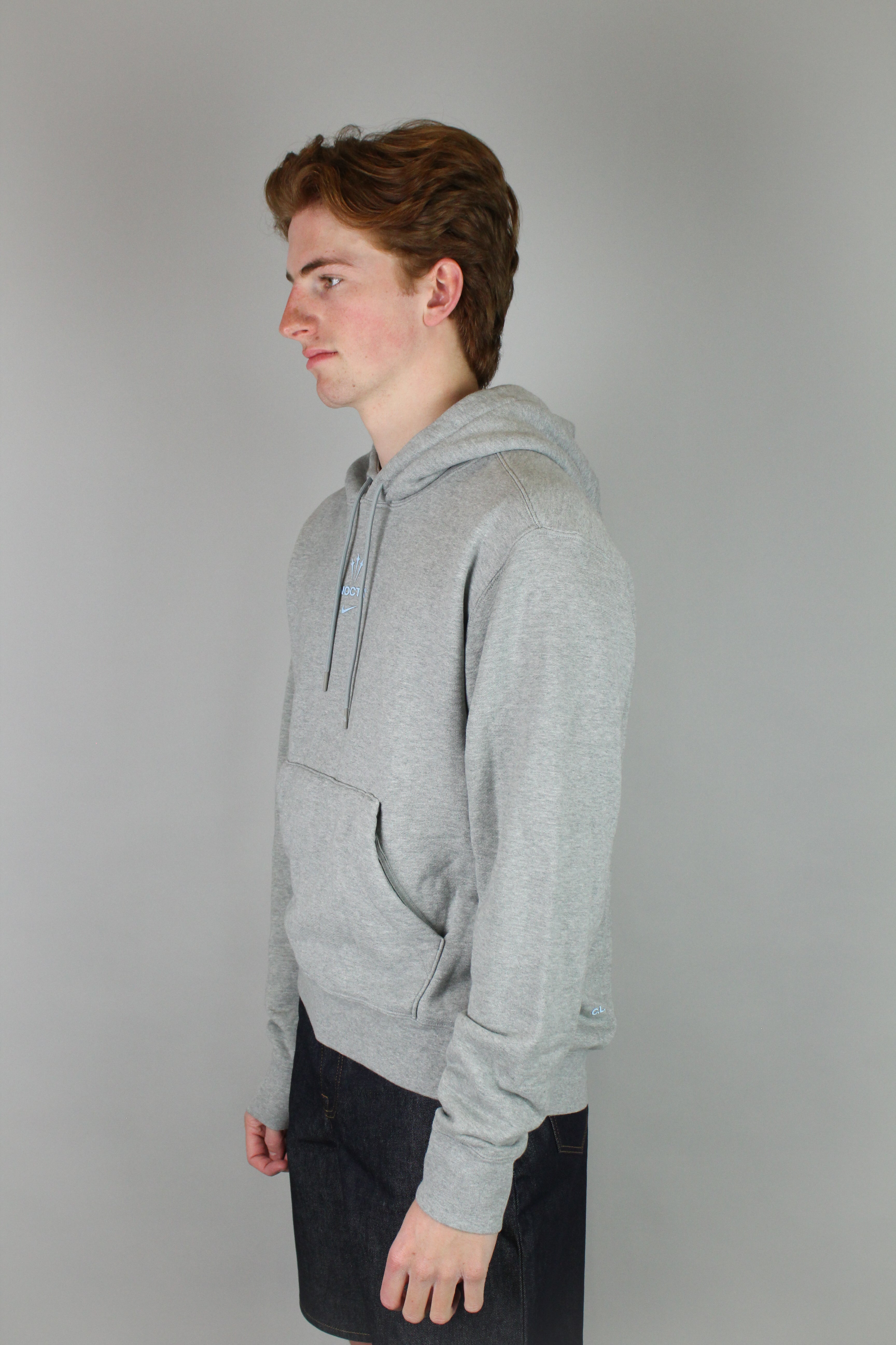 Nike x NOCTA Fleece Basketball Hoodie 'Dark Grey Heather' - Size L (ARCHIVE)-8750031274314-The Attic