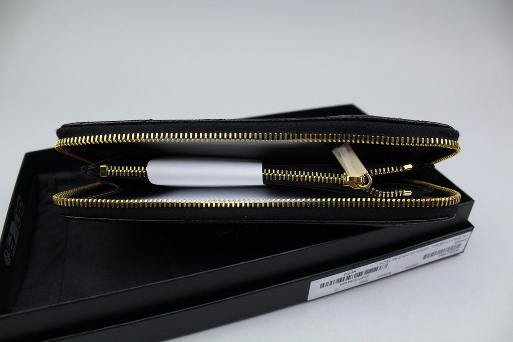 Saint Laurent Cassandre Matelassé Wallet 'Black' (ARCHIVE)-9561626935626-The Attic