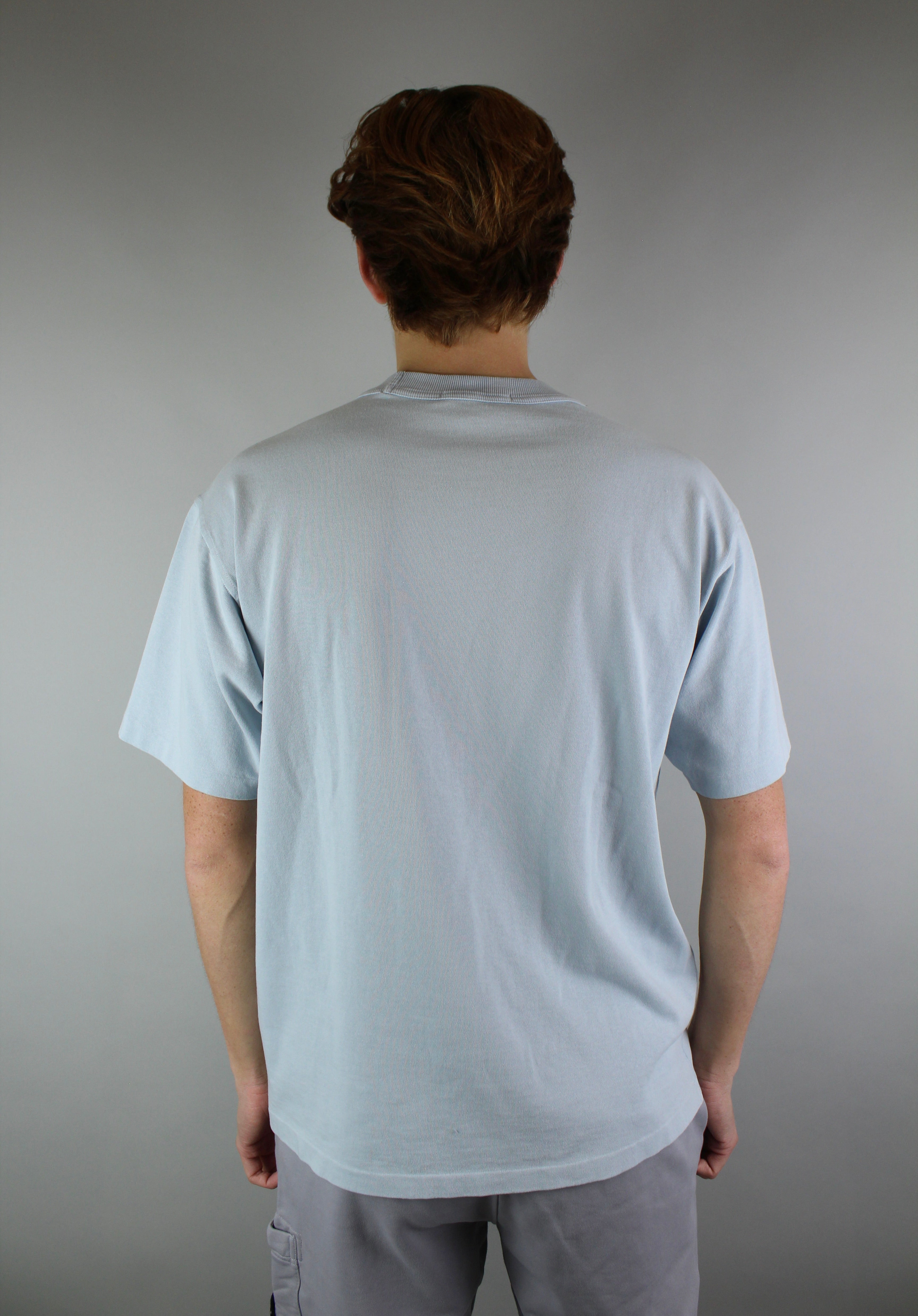 Stone Island Bonded T-shirt 'Sky Blue'-9601837891914-The Attic