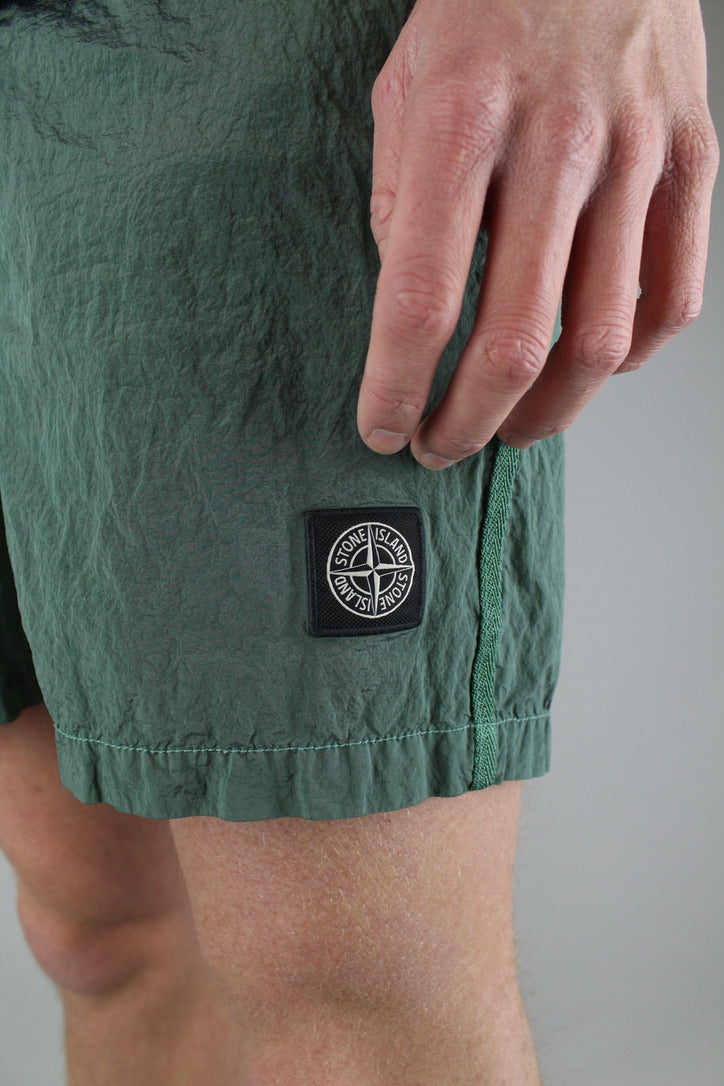 Stone Island Compass Logo Swim Shorts 'Light Green'-9993725935946-The Attic