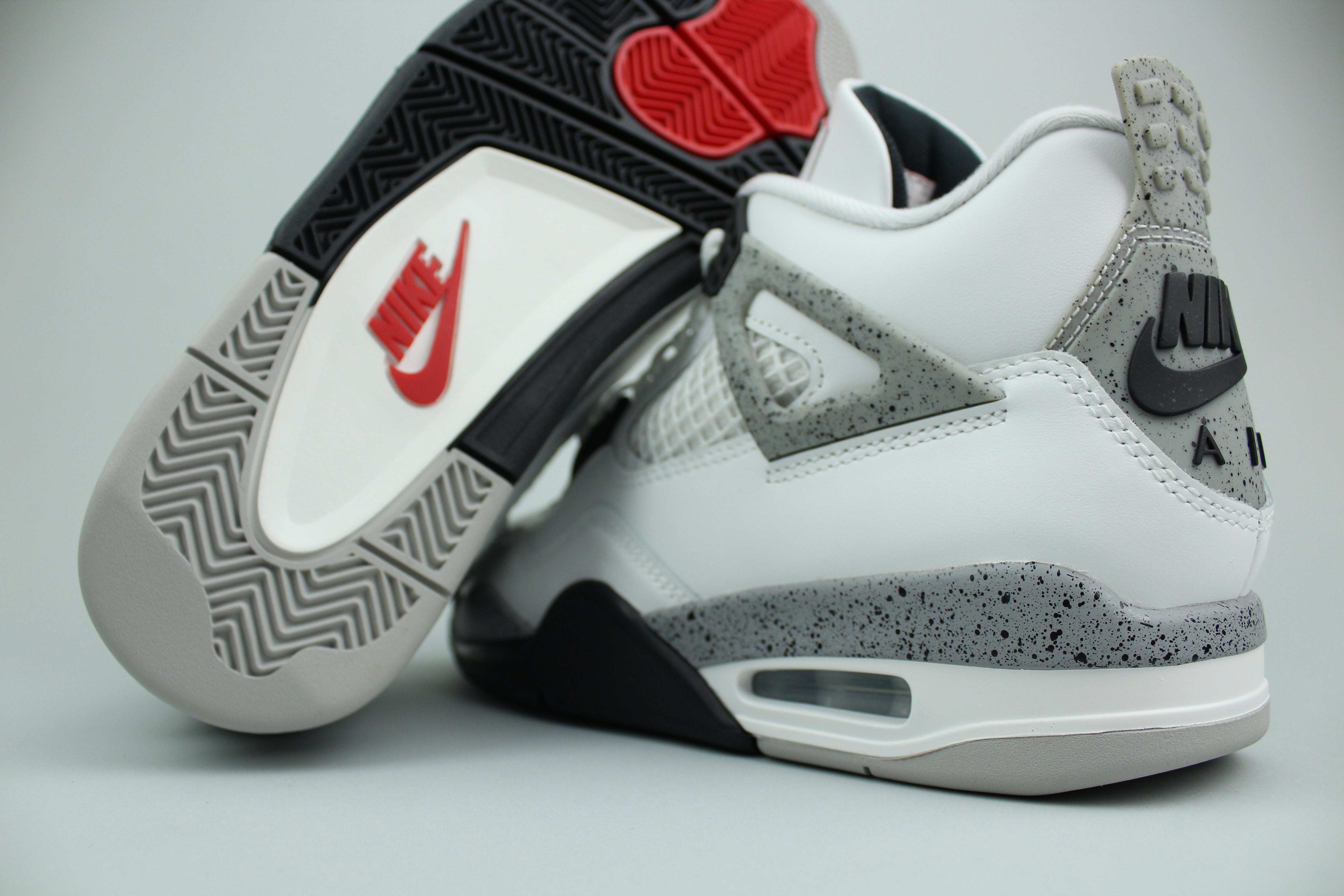 Air Jordan 4 Retro 'White Cement' (GS)-10290096406858-The Attic