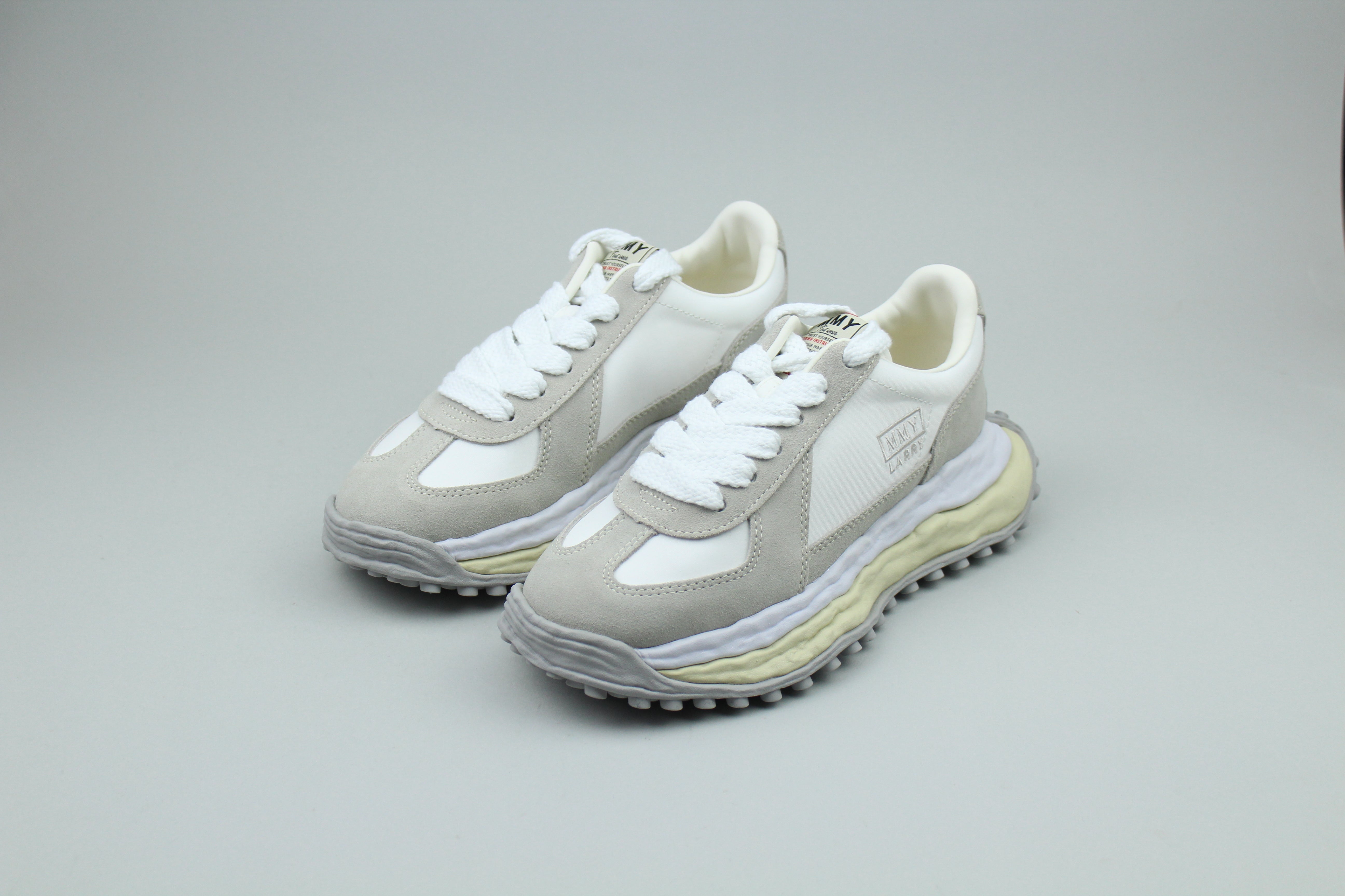 Maison Mihara Yasuhiro Larry OG Sole Low-cut Sneaker 'White'-10076534112586-The Attic