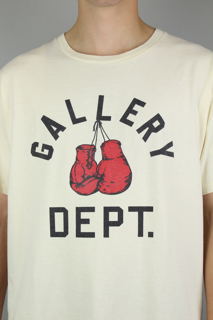 Gallery Dept. Boxing Merch Tee 'Cream'-9540570612042-The Attic