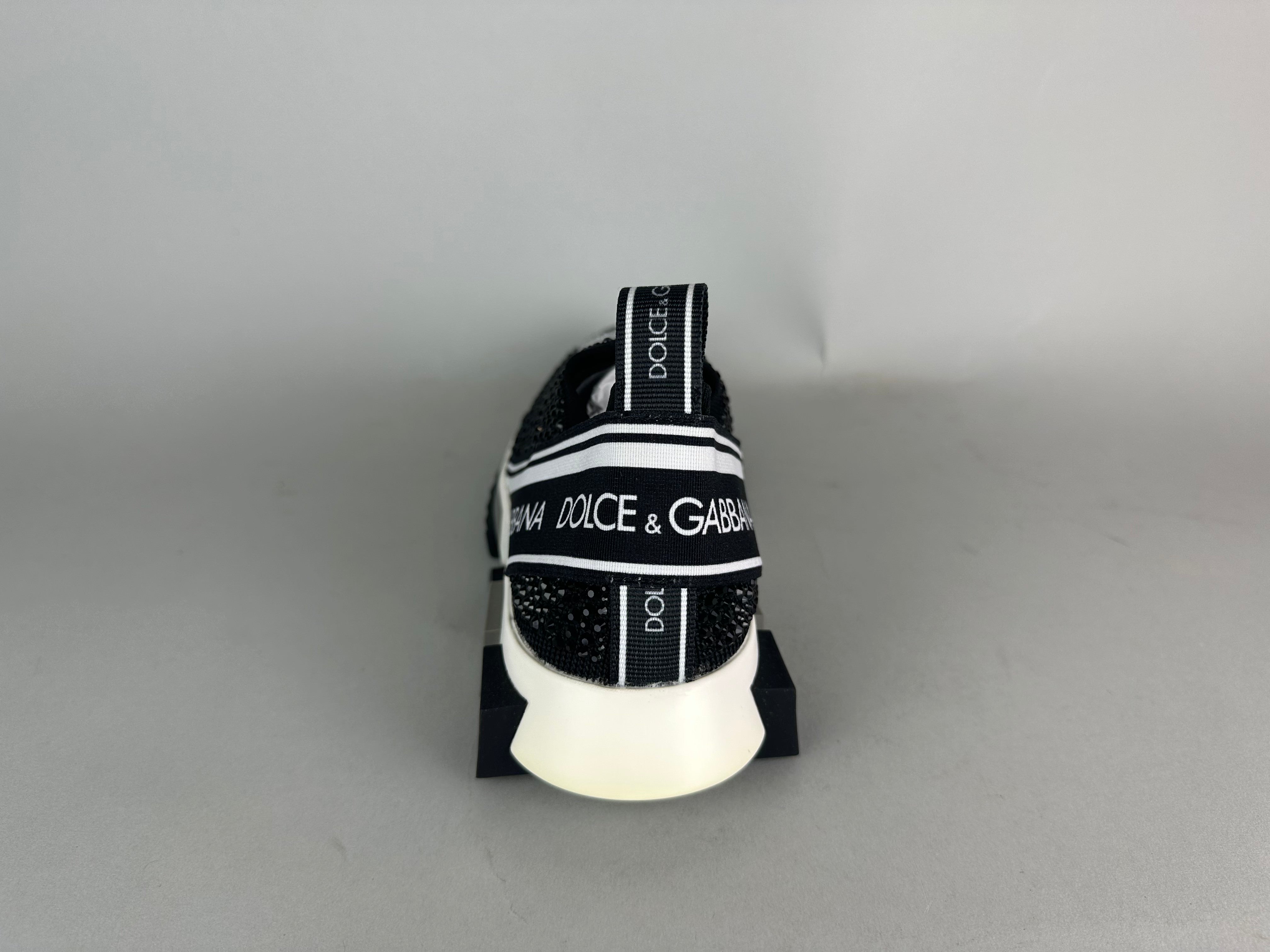 Dolce & Gabbana Sorrento Slip On 'Black Crystal' (Women's) - Size 35 (ARCHIVE)