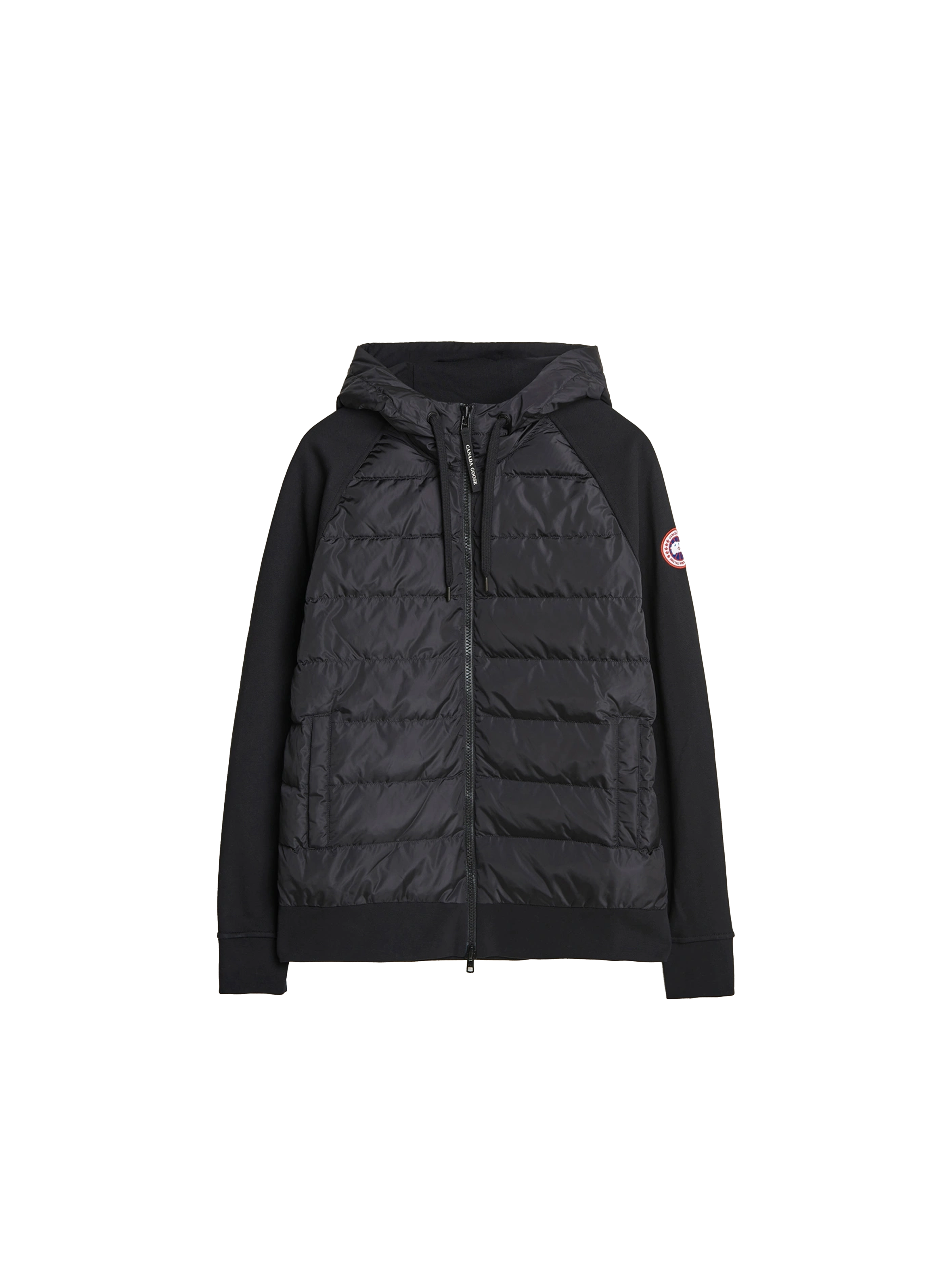 Canada Goose Hybridge Huron Zip Hoodie 'Black'-9640825815370-The Attic