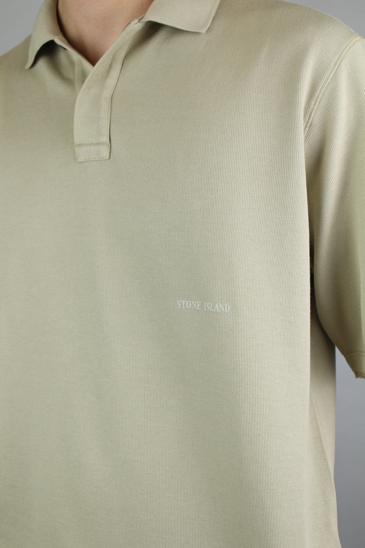 Stone Island Ghost Polo Shirt 'Beige'-9540183032138-The Attic