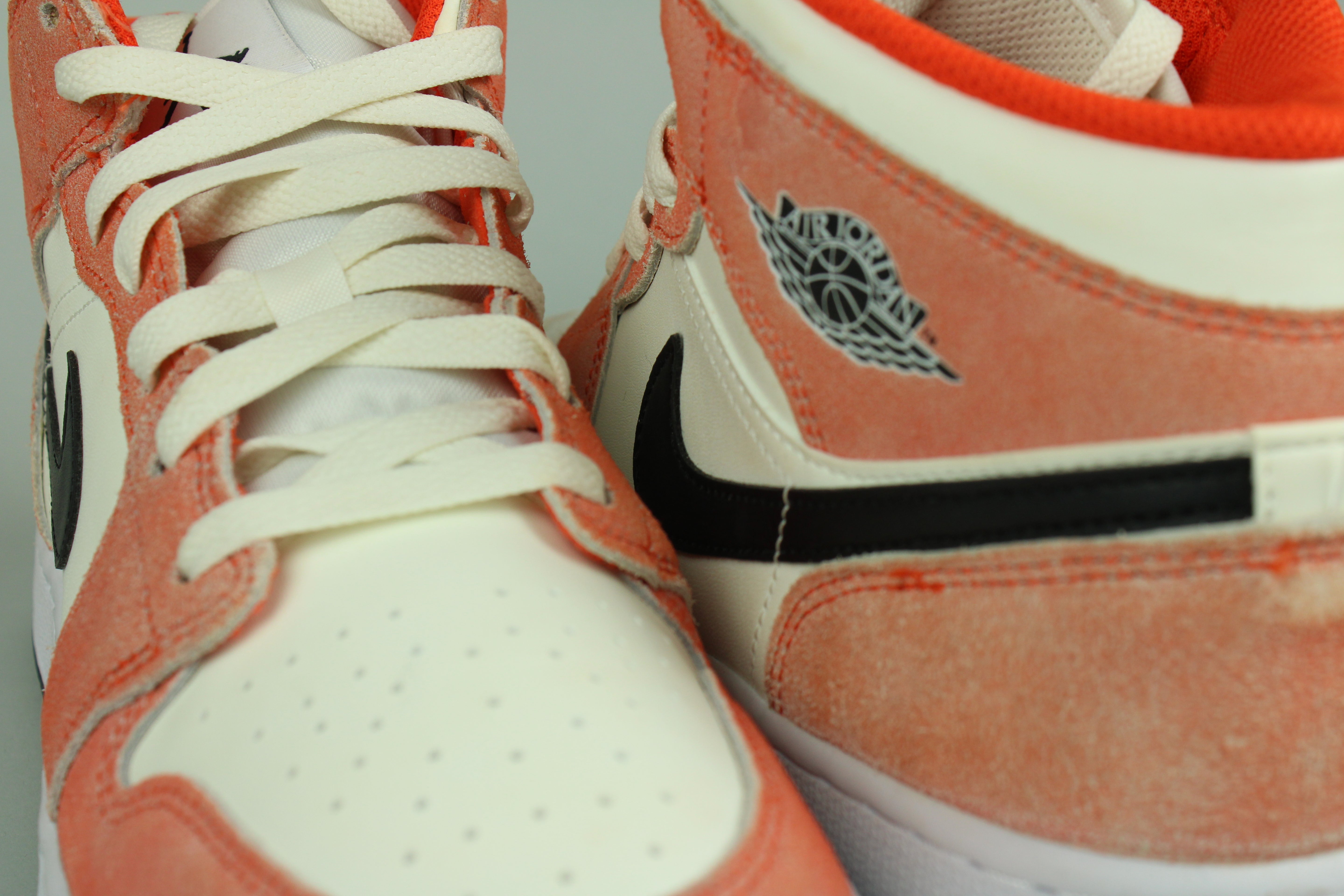 Air Jordan 1 Mid SE 'Orange Suede' (GS) - Size 40 (ARCHIVE)-10293195866442-The Attic