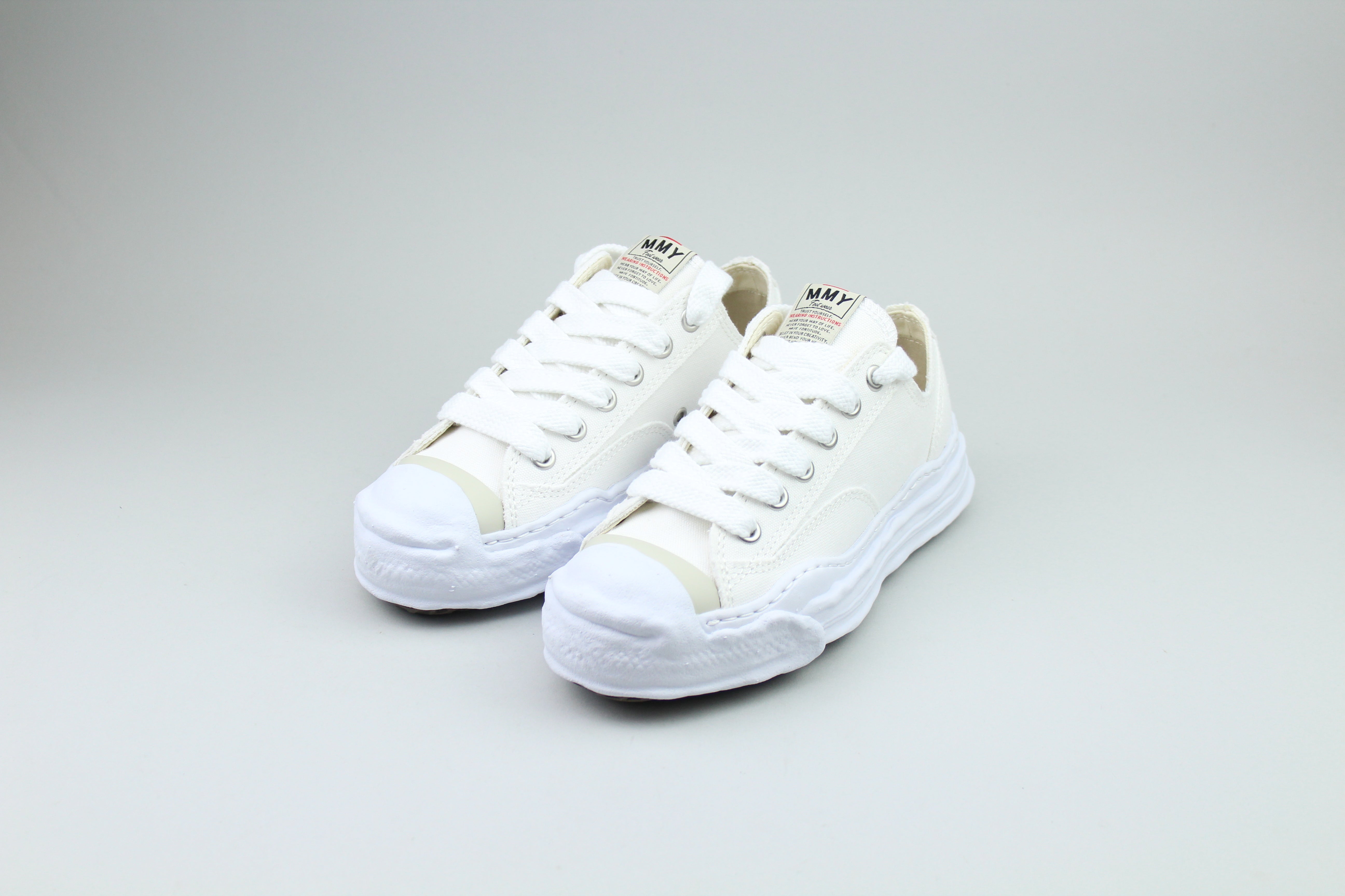 Maison Mihara Yasuhiro Hank OG Sole Canvas Low 'White'-10076525691210-The Attic