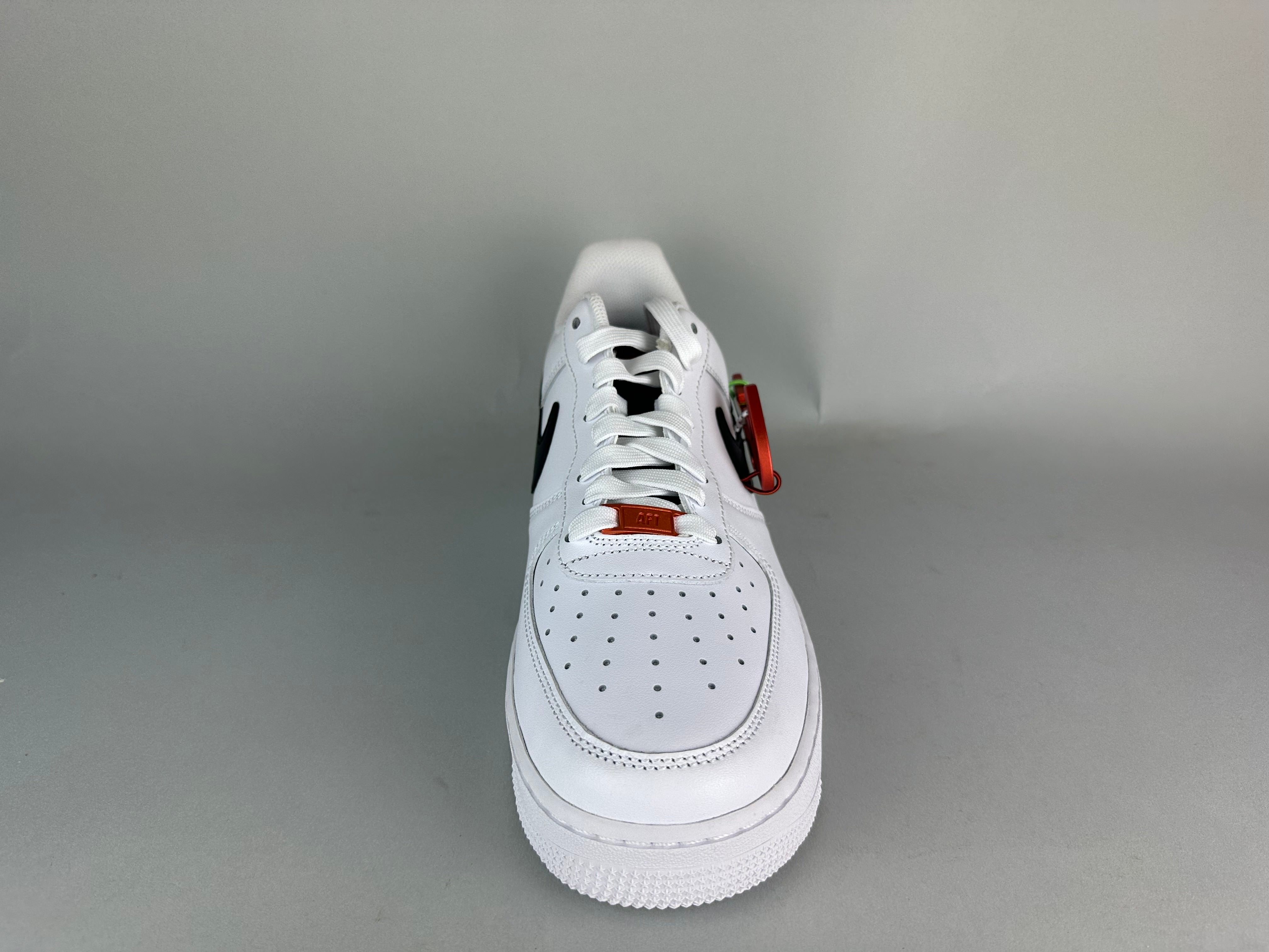 Nike Air Force 1 '07 Premium 'Carabiner White Habanero Red' - Size 44 (ARCHIVE)