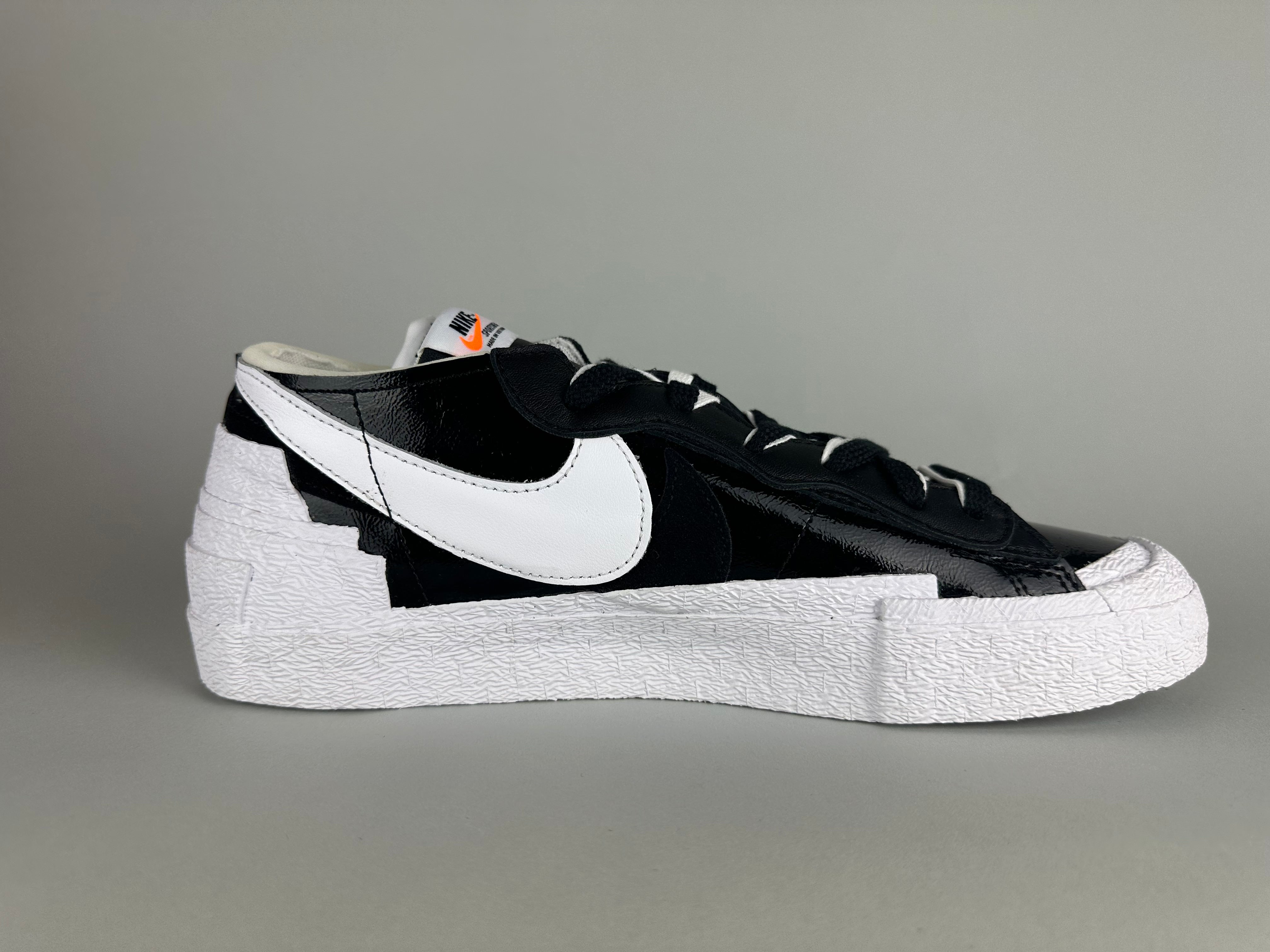 sacai x Nike Blazer Low 'Black Patent' - Size 47 (ARCHIVE)