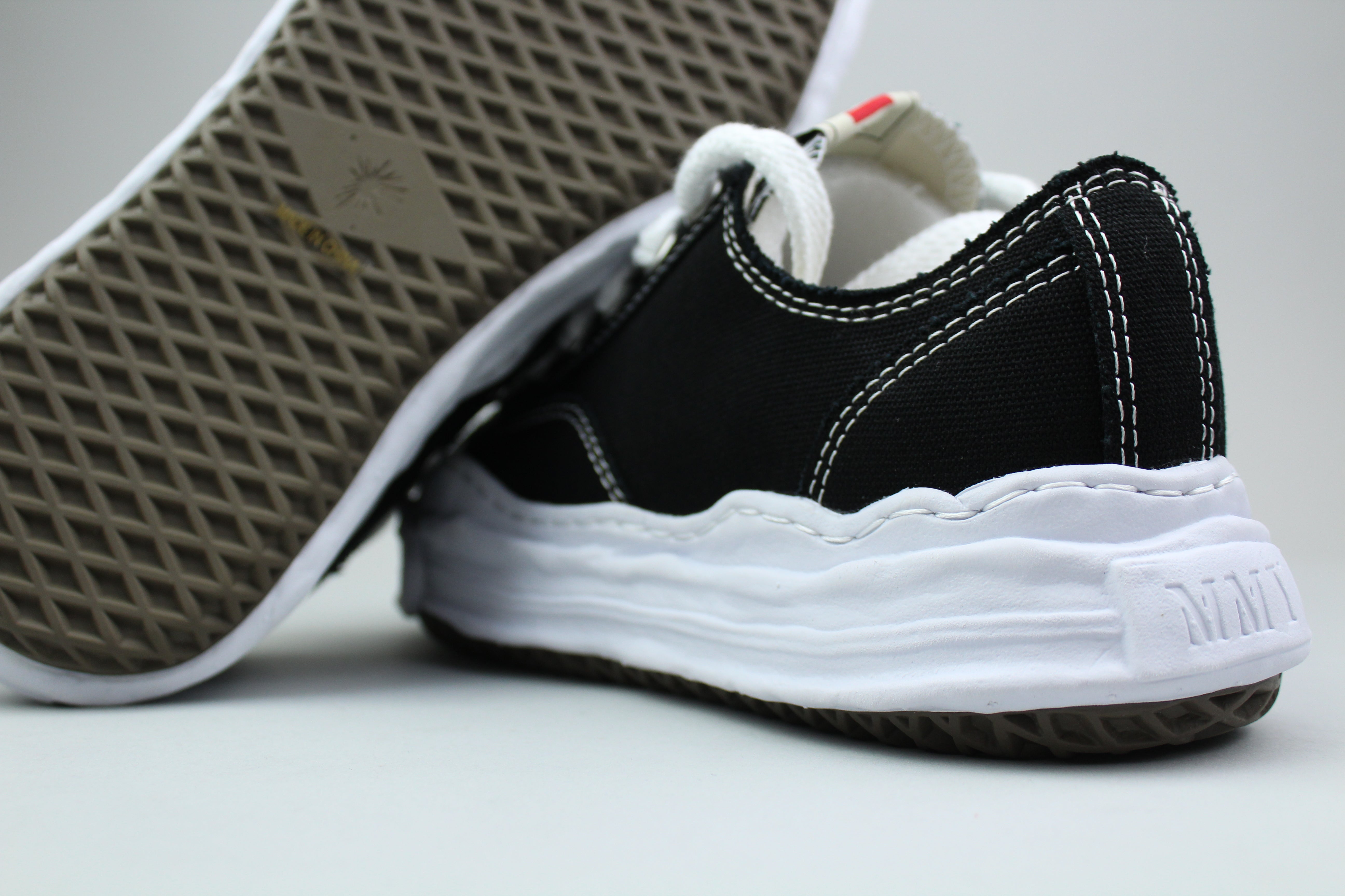 Maison Mihara Yasuhiro Hank OG Sole Canvas Low 'Black'-9631945982282-The Attic