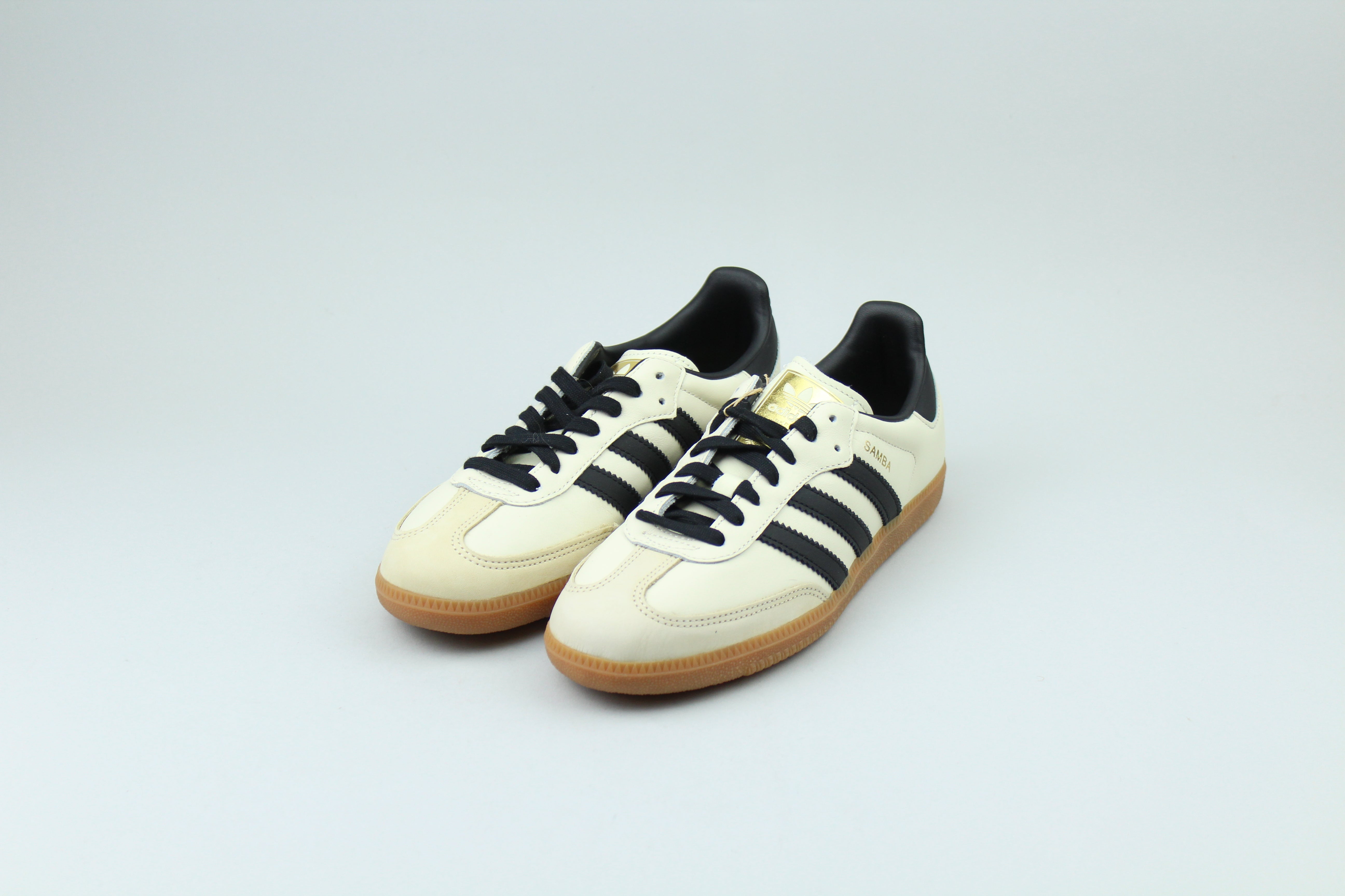 Adidas Samba OG 'Cream White & Sand Strata' (Women's) - Size 40 (ARCHIVE)-10113445429578-The Attic