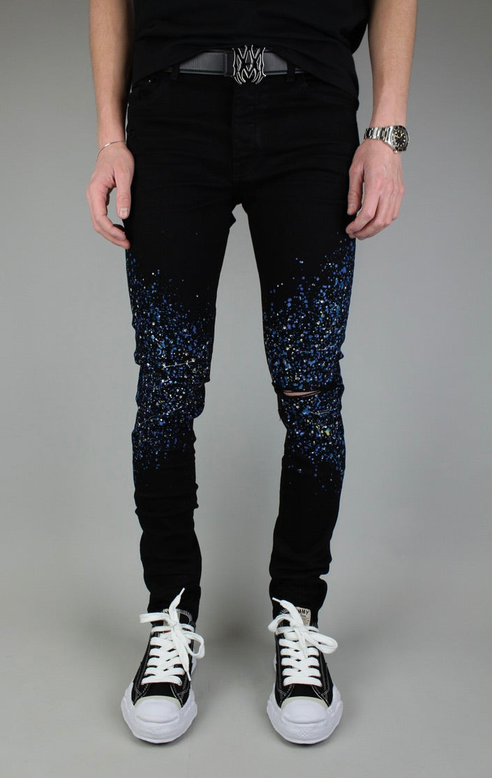 Amiri Crystal Painter Jean 'Black'-9643341349194-The Attic