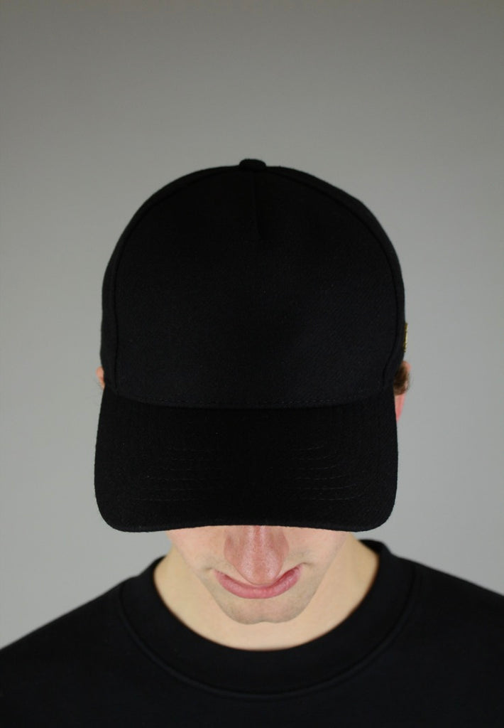 Amiri MA Pin Full Wool Hat 'Black'-9643437523274-The Attic