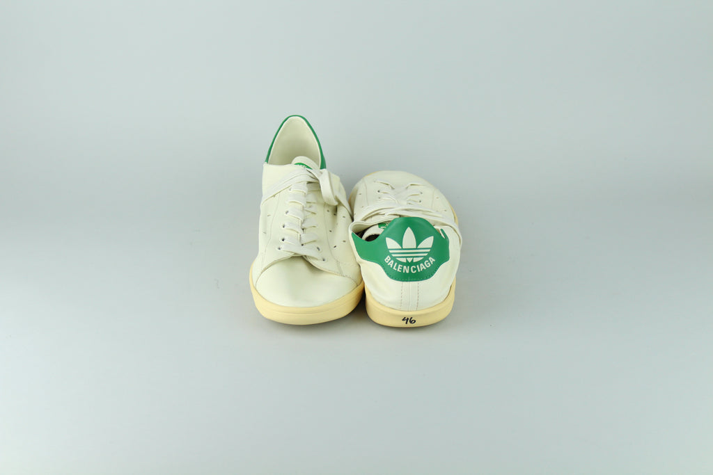 Balenciaga x Adidas Stan Smith 'Worn-Out - Off White Green' - Size 46 (ARCHIVE)-10184645181770-The Attic