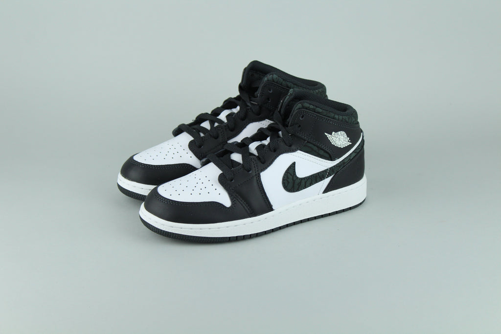 Air Jordan 1 Mid SE 'Panda Elephant' (GS) - Size 38 (ARCHIVE)-10191961456970-The Attic
