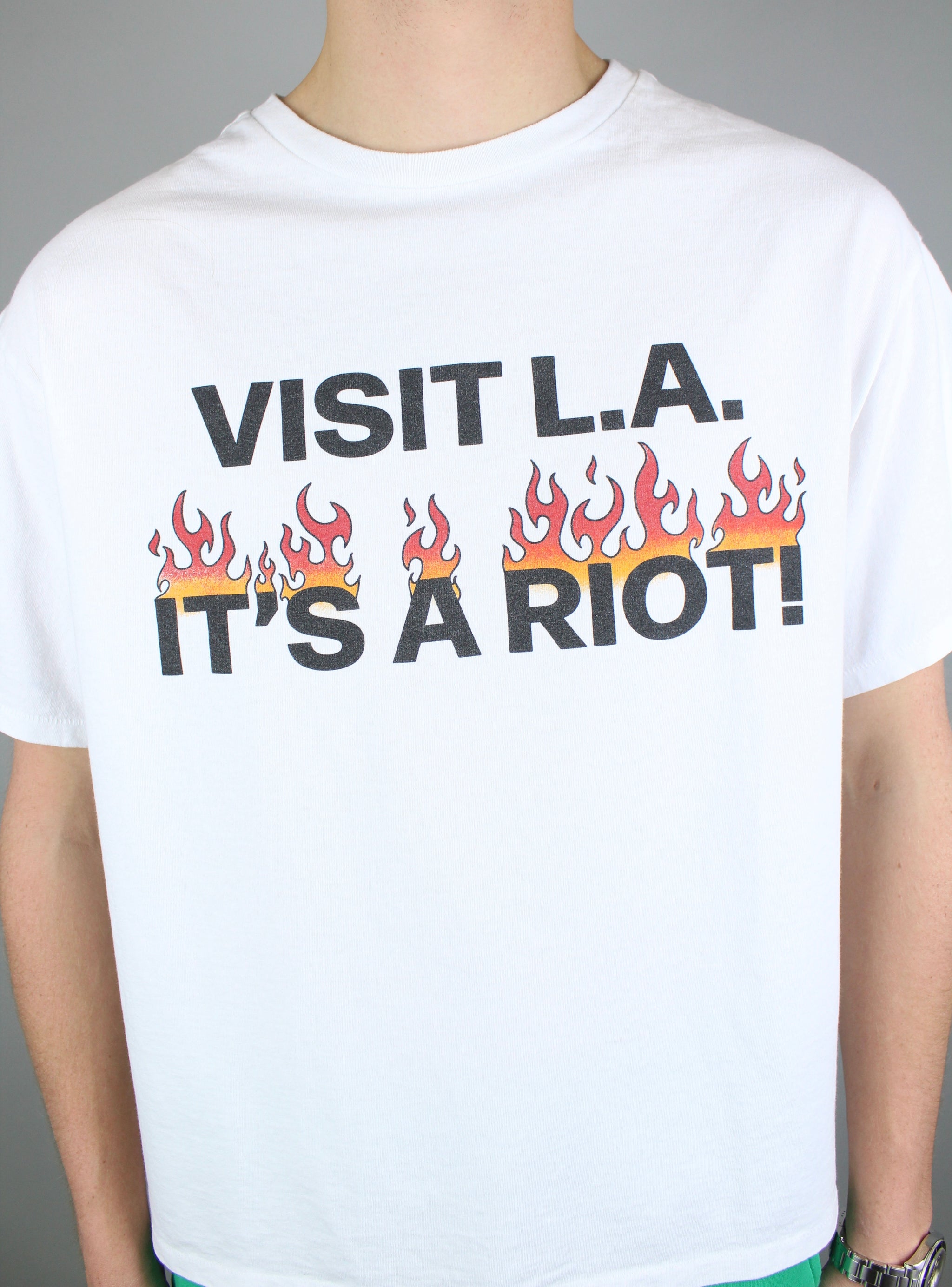 Gallery Dept. L.A. Riot T-shirt 'White' – The Attic