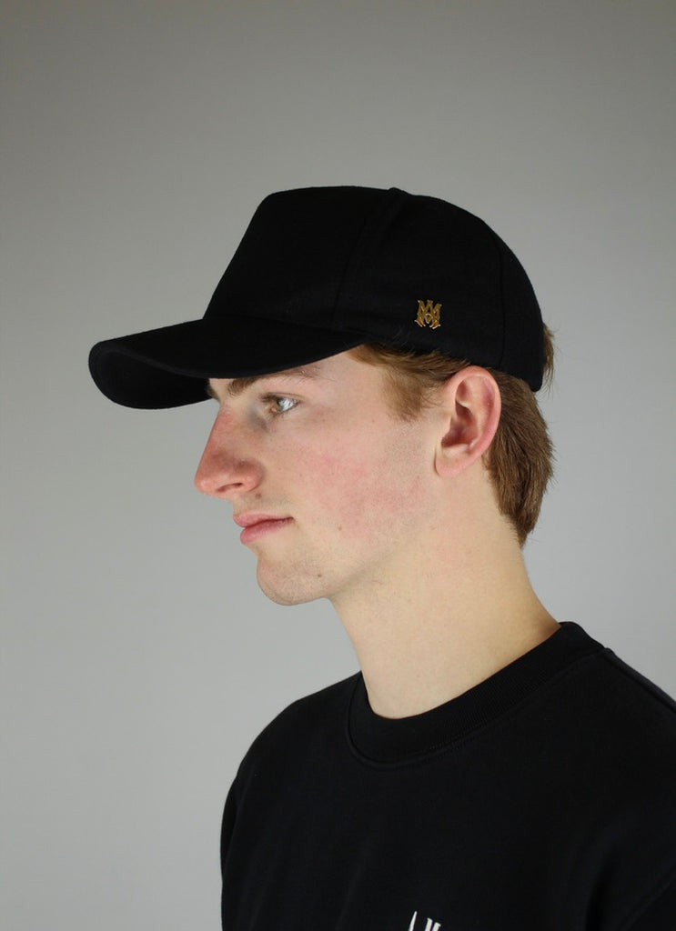 Amiri MA Pin Full Wool Hat 'Black'-9643437523274-The Attic