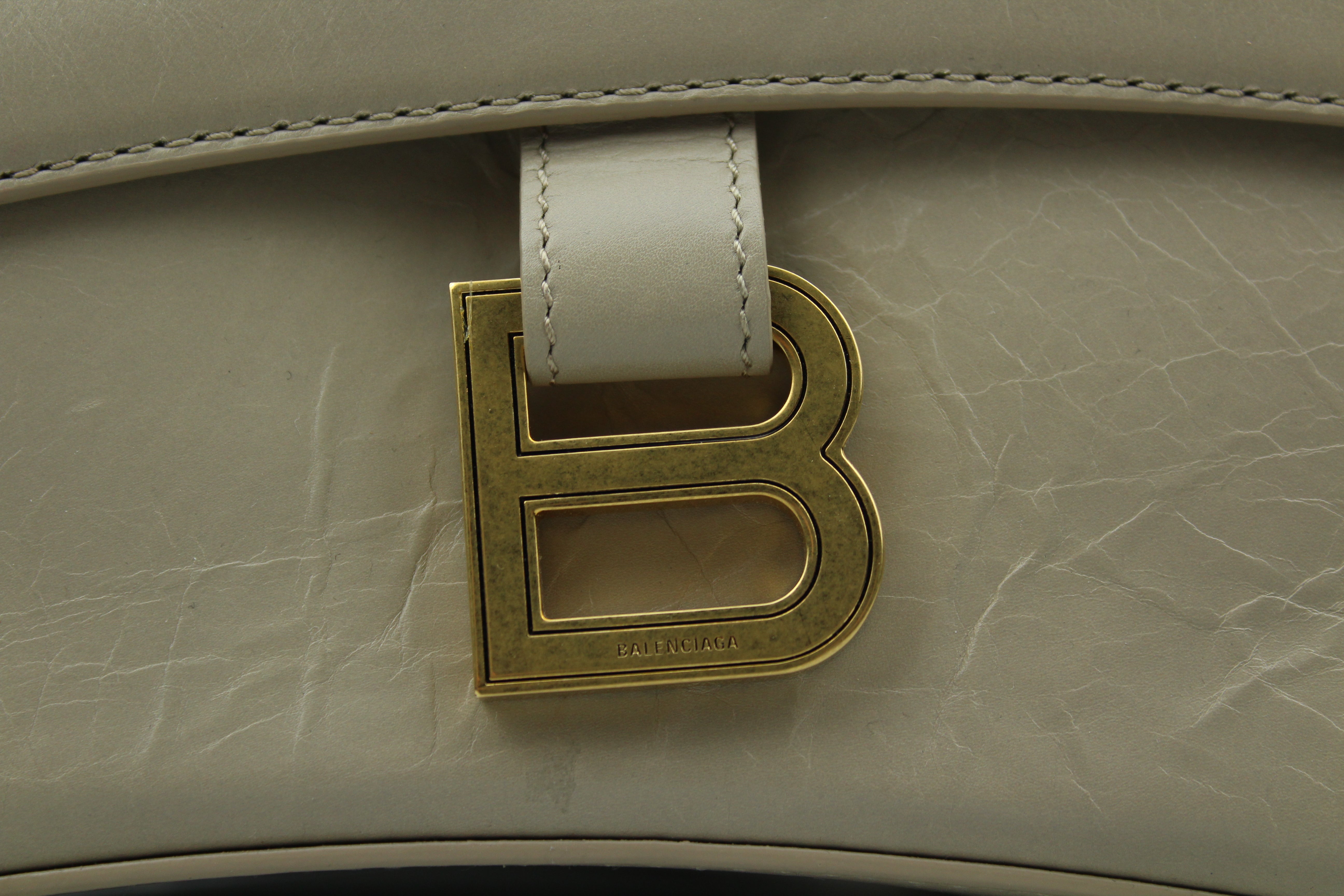 Balenciaga Downtown Chain-Handle Leather Shoulder Bag (ARCHIVE)-10150835028298-The Attic