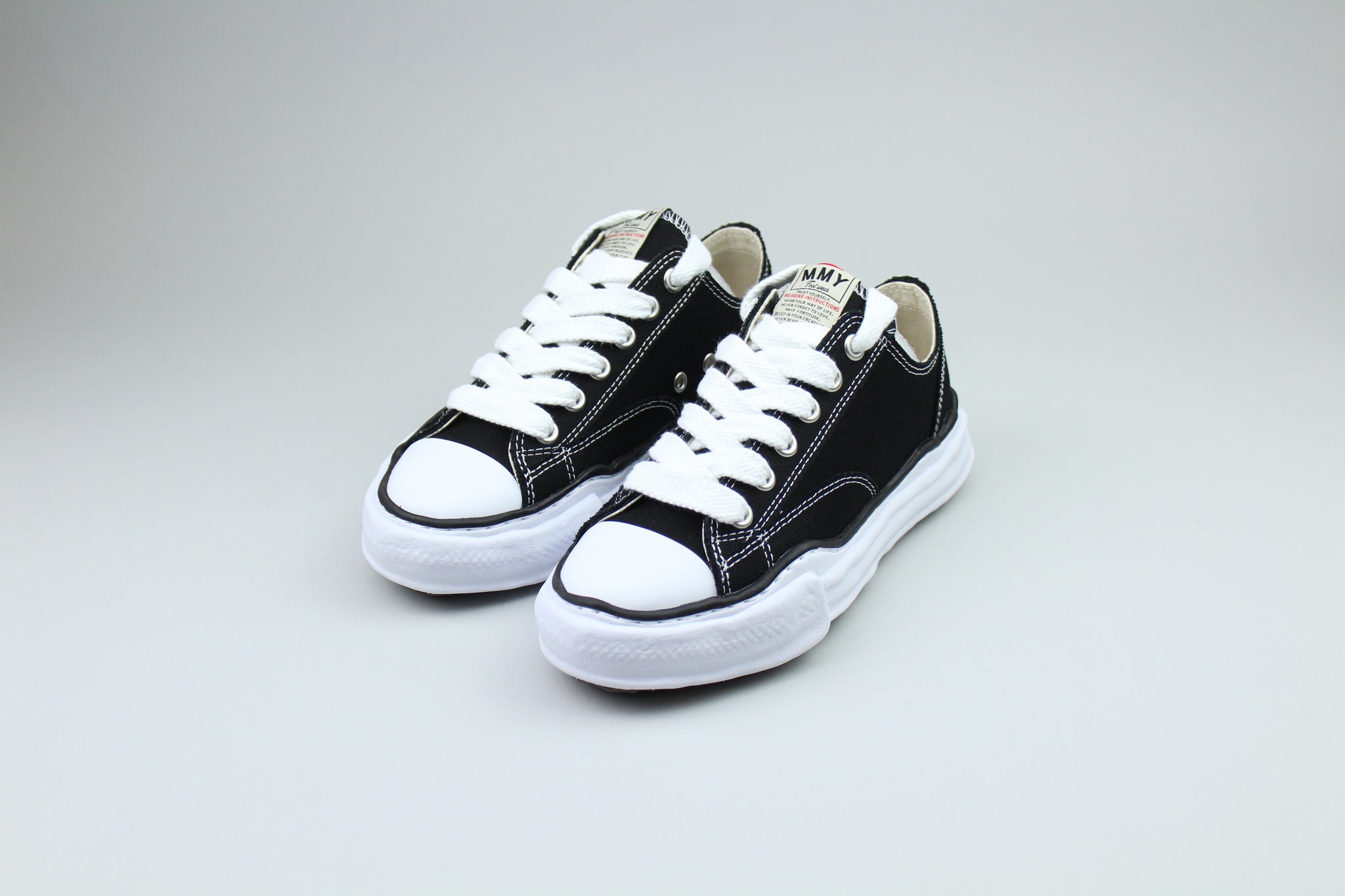 Maison Mihara Yasuhiro Peterson OG Sole Canvas Low 'Black' – The Attic