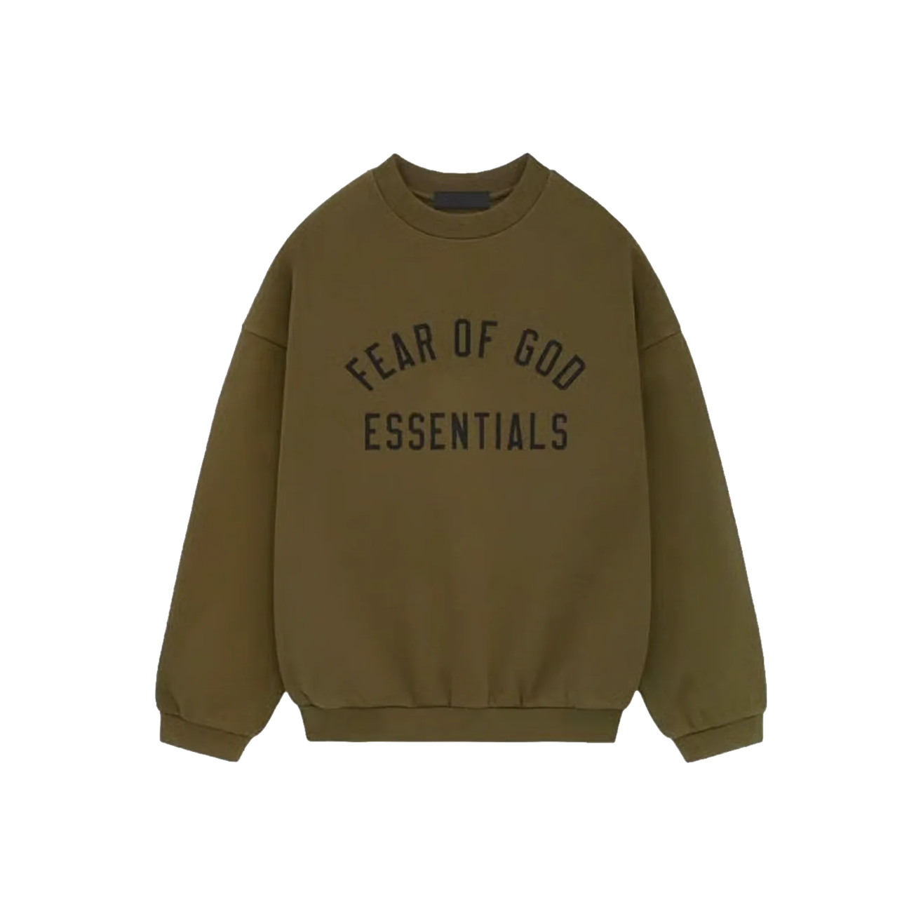 Fear of God Essentials Fleece Crewneck 'Olive'