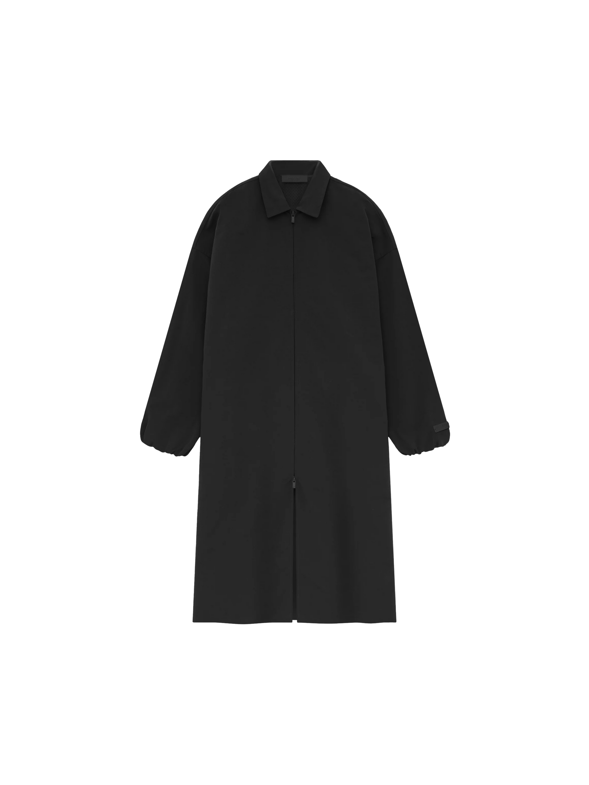 【Y】FEAR OF GOD Bonded Nylon Field Fear of God Essentials Bonded Nylon Field Trench 'Black' – The Attic