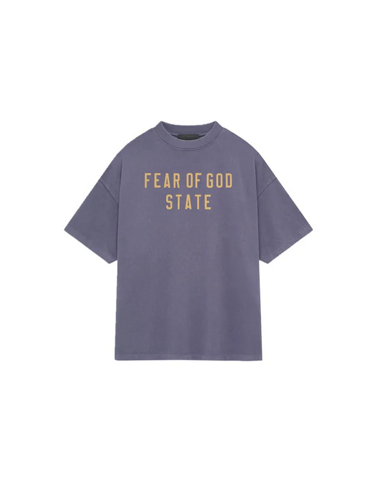 Fear of God Essentials Heavy Crewneck Tee 'Lavender'-9578850517322-The Attic