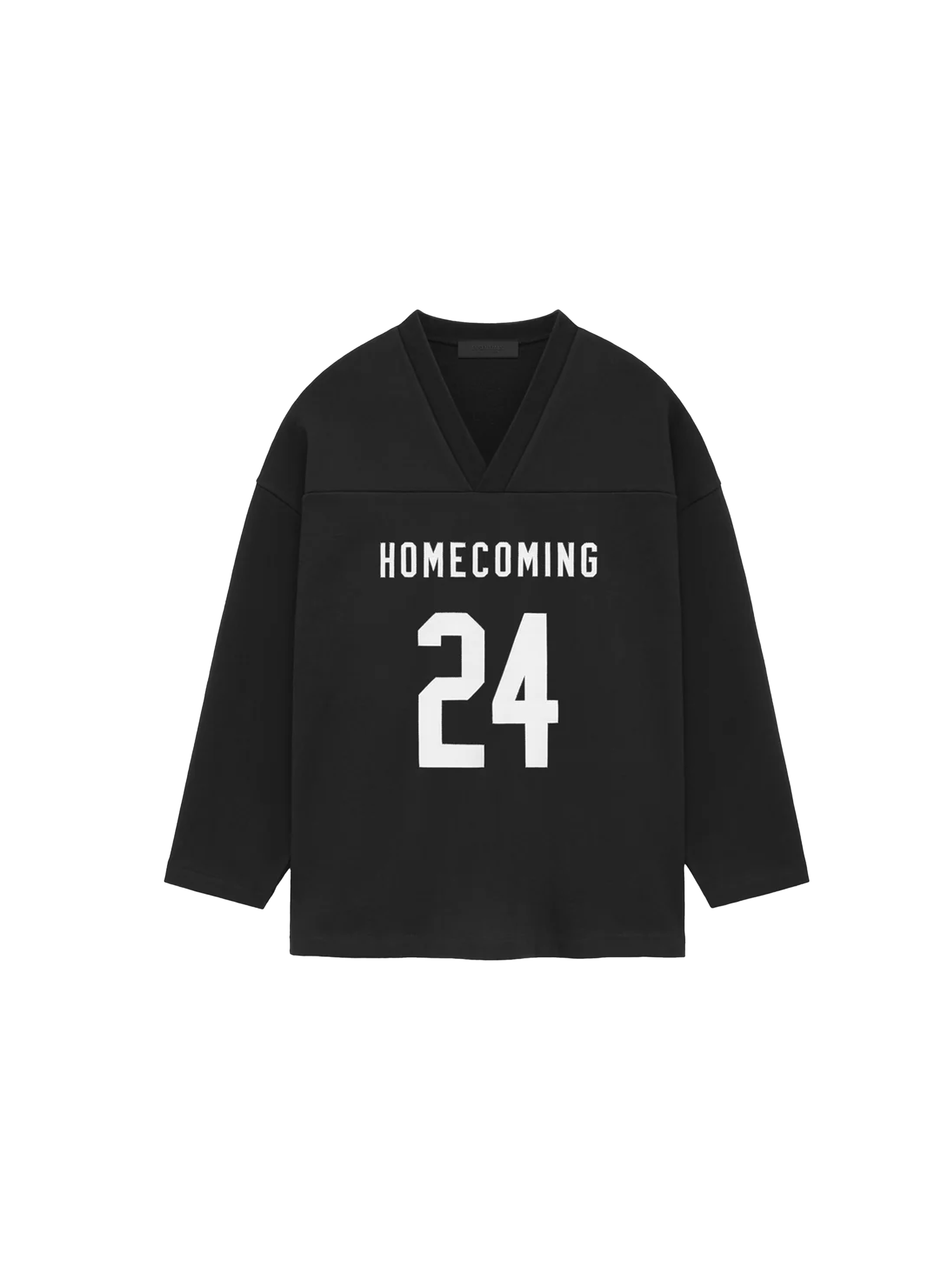 Fear of God Essentials Heavy Fleece Hockey Jersey 'Black'-9579051581770-The Attic