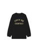 Fear of God Essentials Jersey-Langarm-T-Shirt „Schwarz“