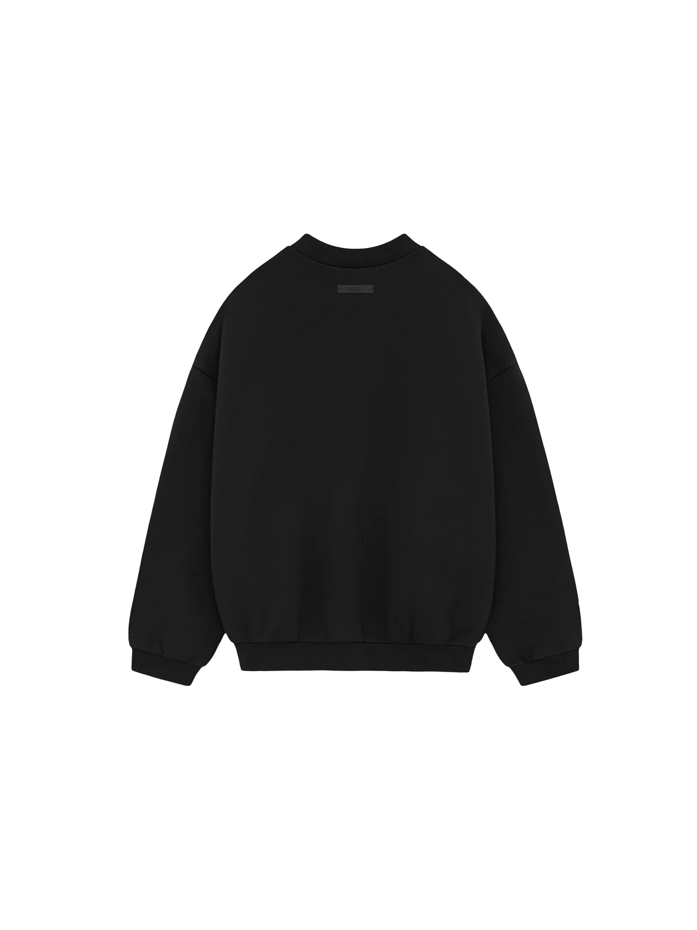 Fear of God Essentials Fleece Crewneck 'Black'-9579035885898-The Attic