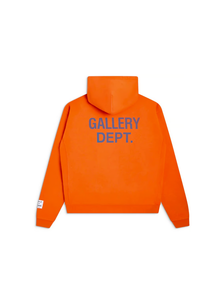 Gallery Dept. 90'S GD Logo Hoodie 'Bright Orange'-9621098529098-The Attic