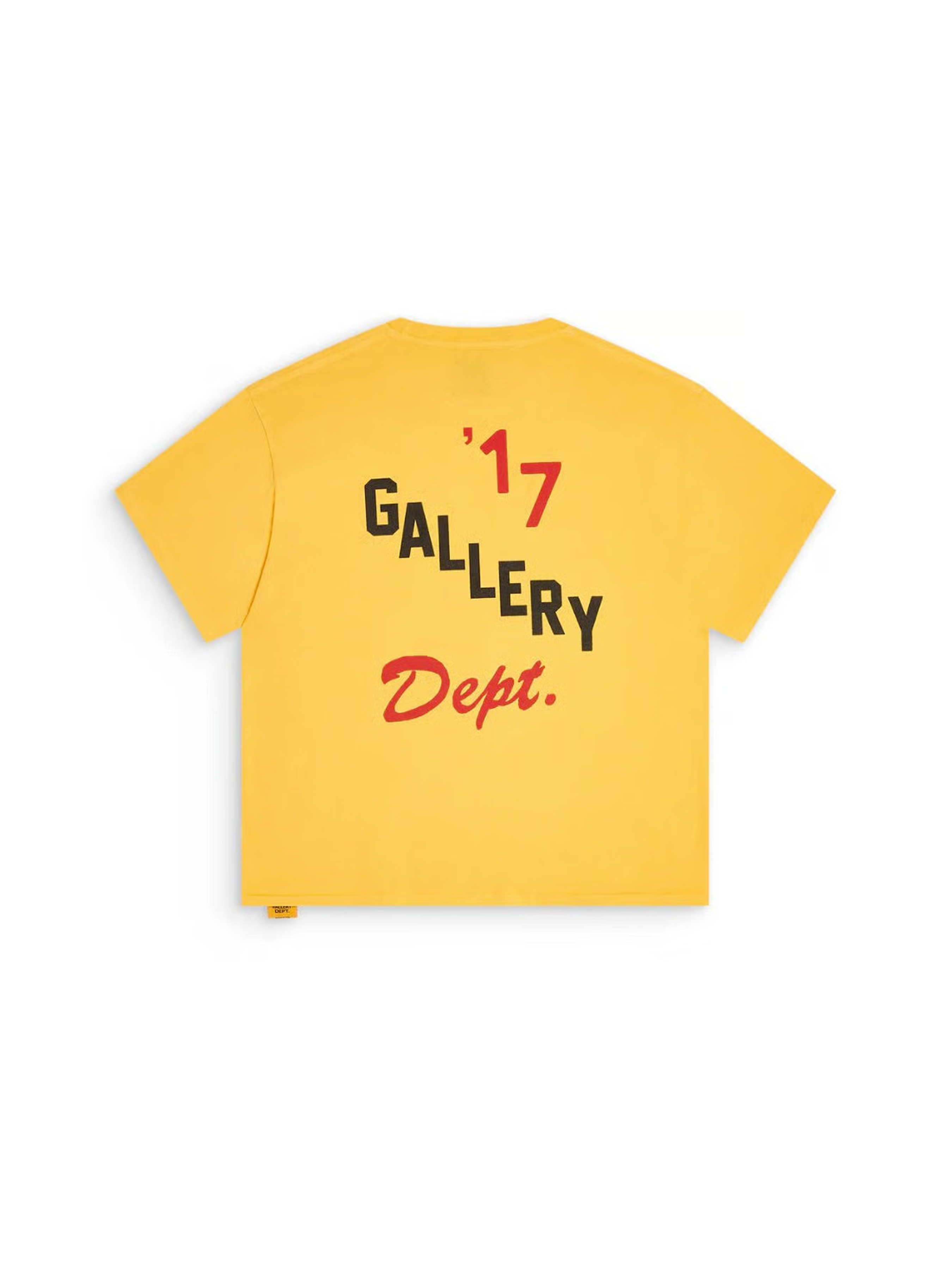 Gallery Dept. Boxing Merch Tee 'Gold Yellow'-9638392463690-The Attic
