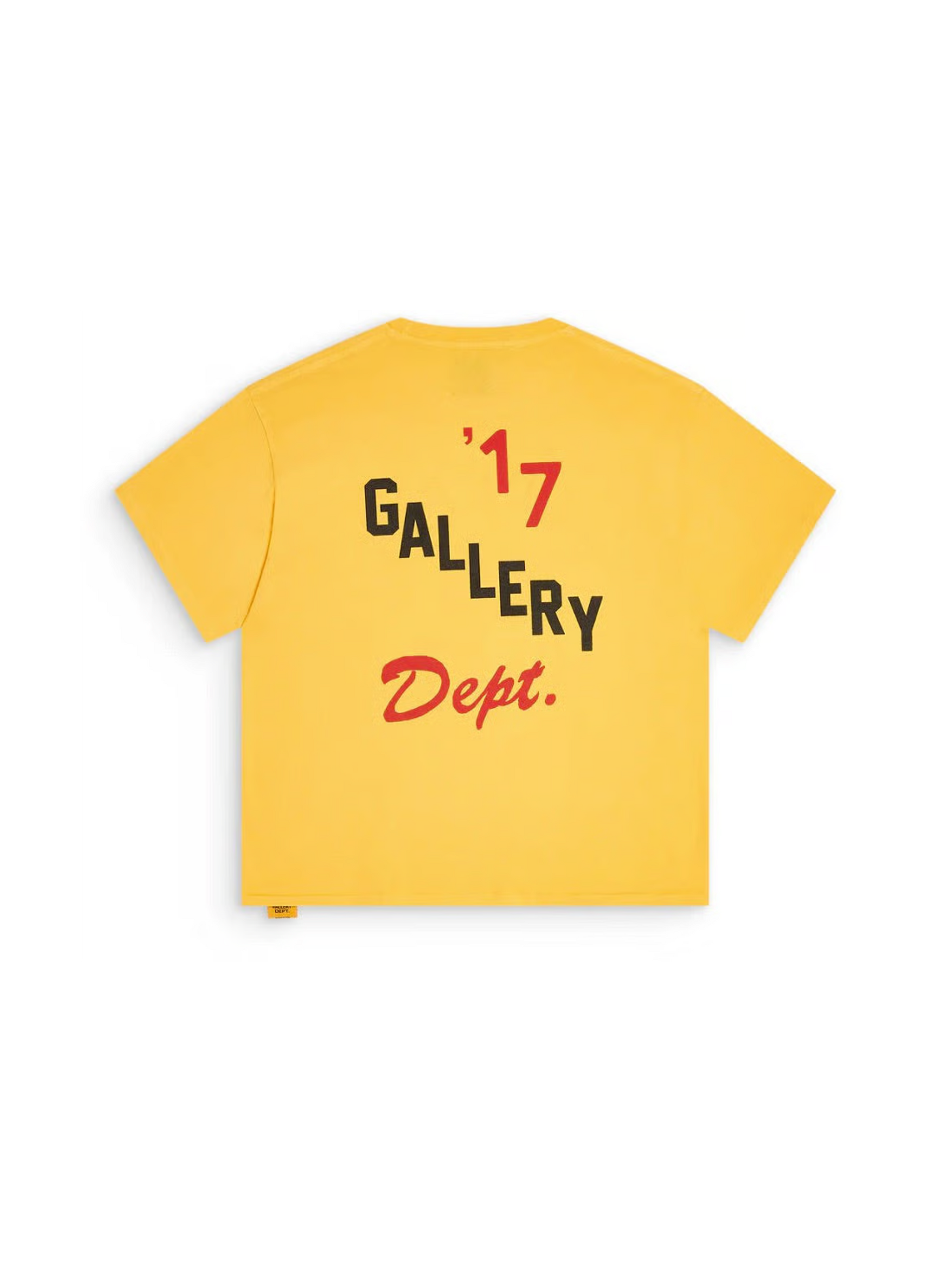 Gallery Dept. Boxing Merch Tee 'Gold Yellow' – The Attic