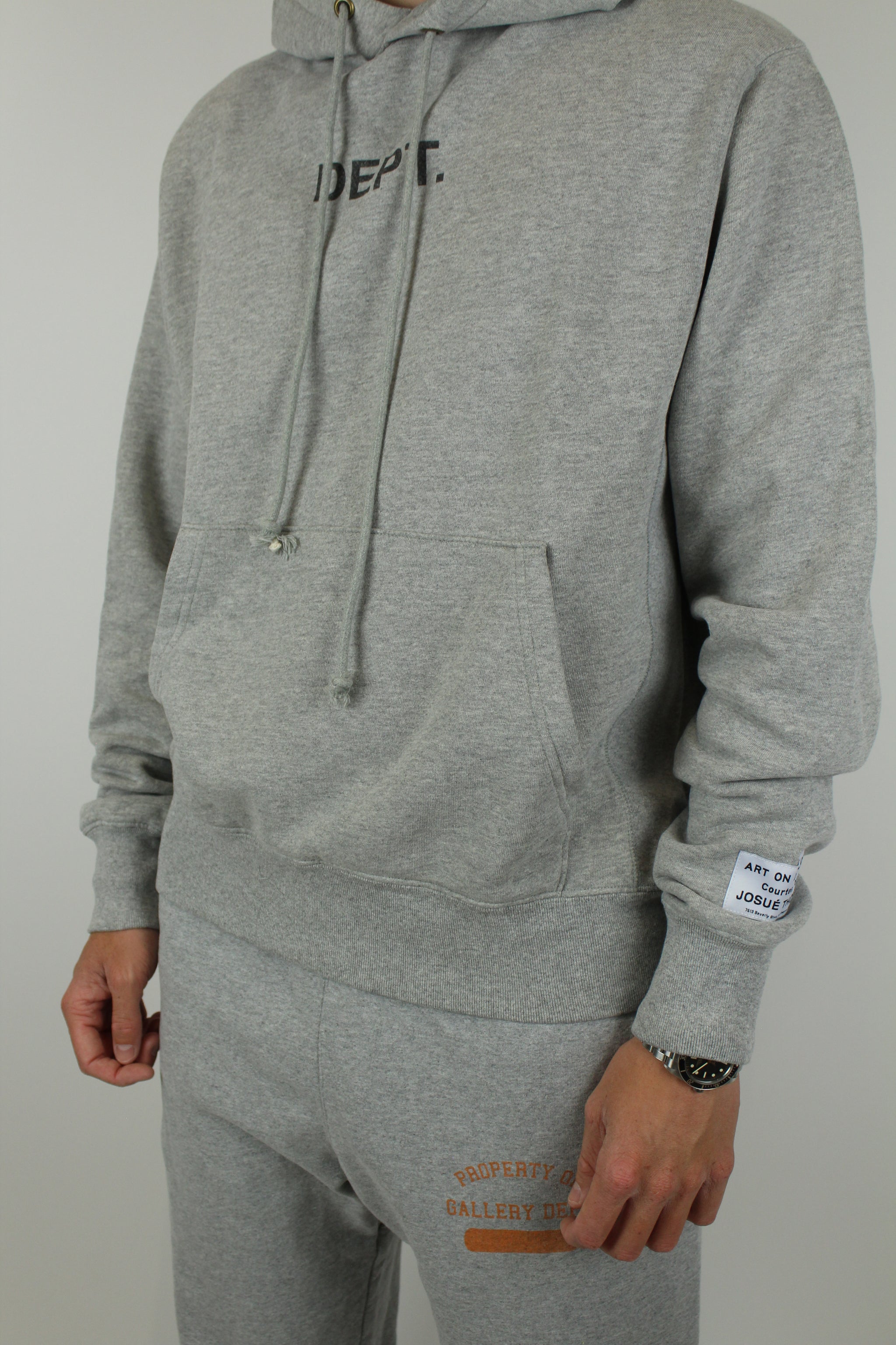 Gallery Dept. Center Logo DEPT Hoodie 'Grey' – The Attic