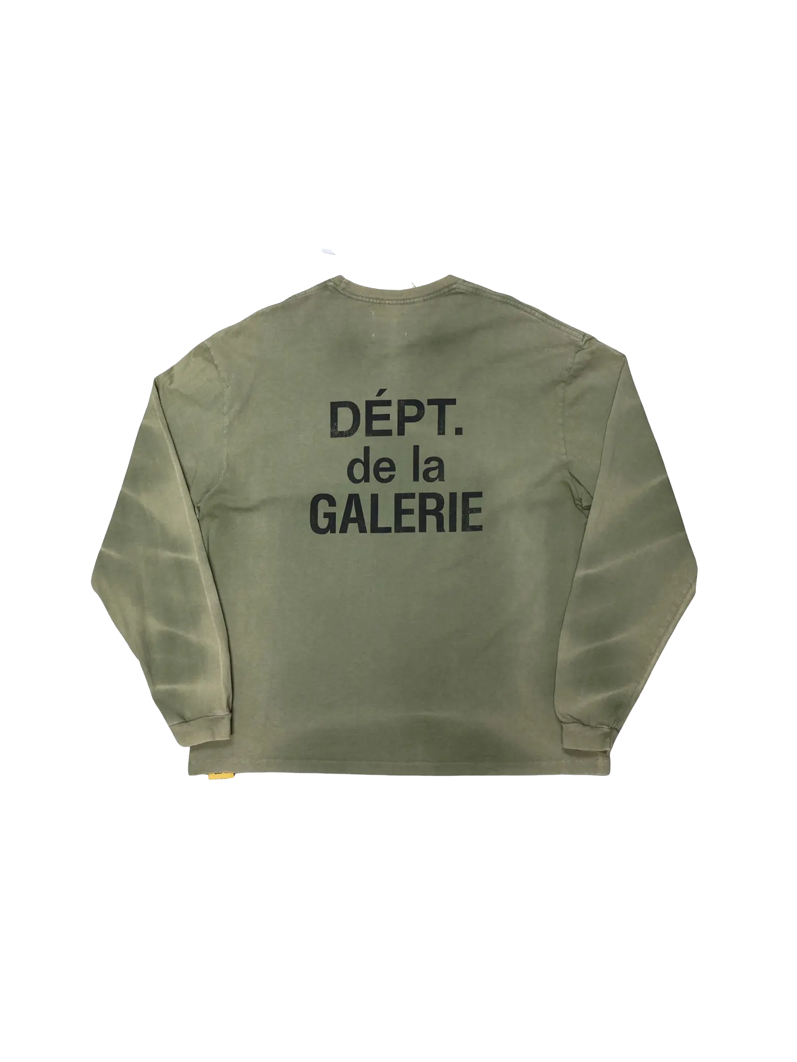 Gallery Dept. French Longsleeve 'Olive' (Vintage Washing)-9621243396426-The Attic