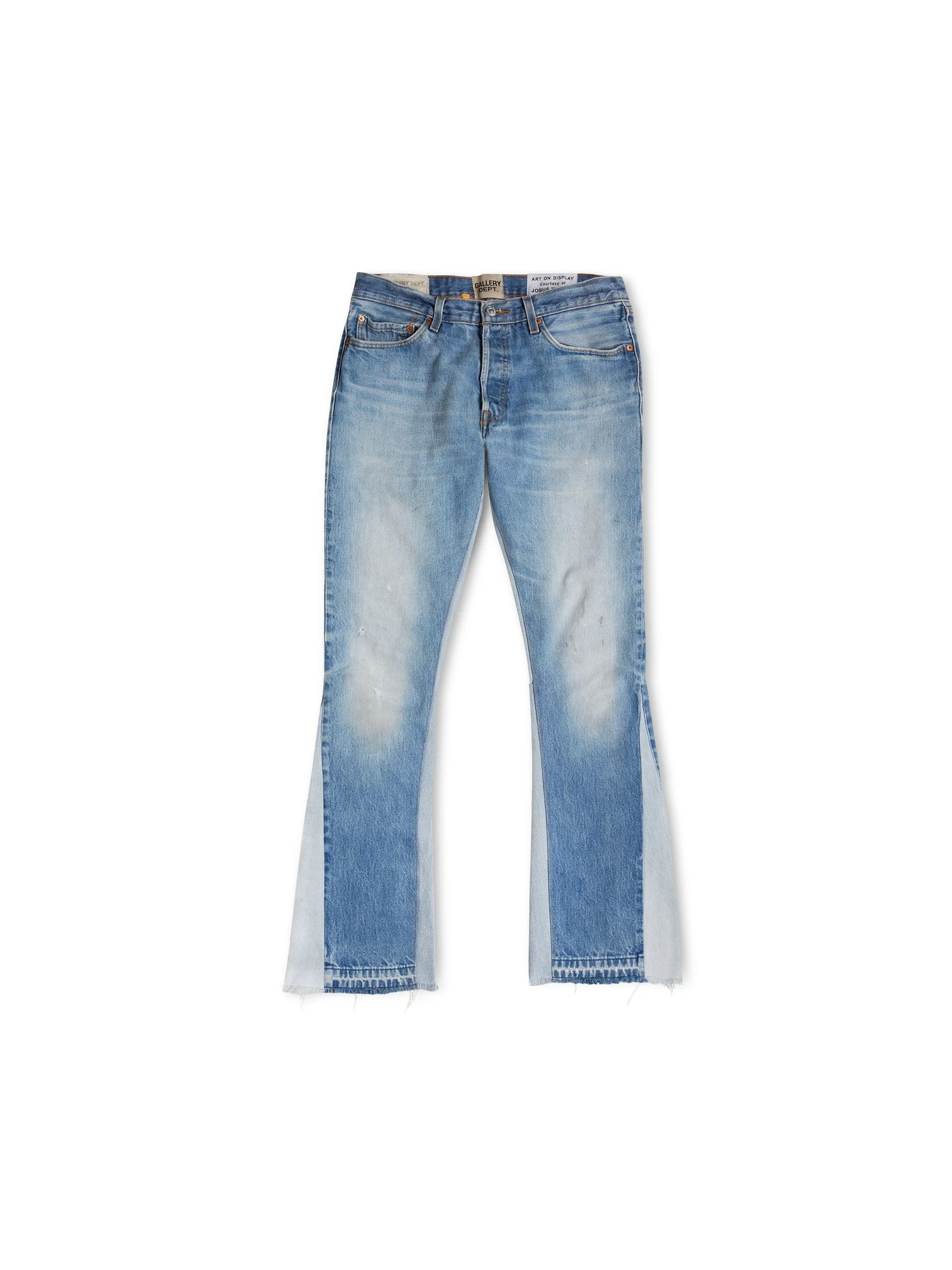 Gallery Dept. LA Flare Jeans 'Indigo Stonewashed'-8747003642186-The Attic