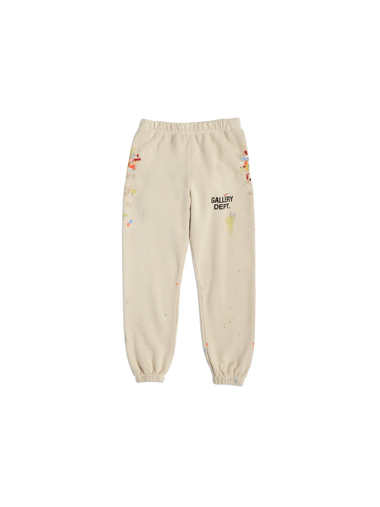 Gallery Dept. Painted Logo Sweatpants 'Natural'-8743642595658-The Attic