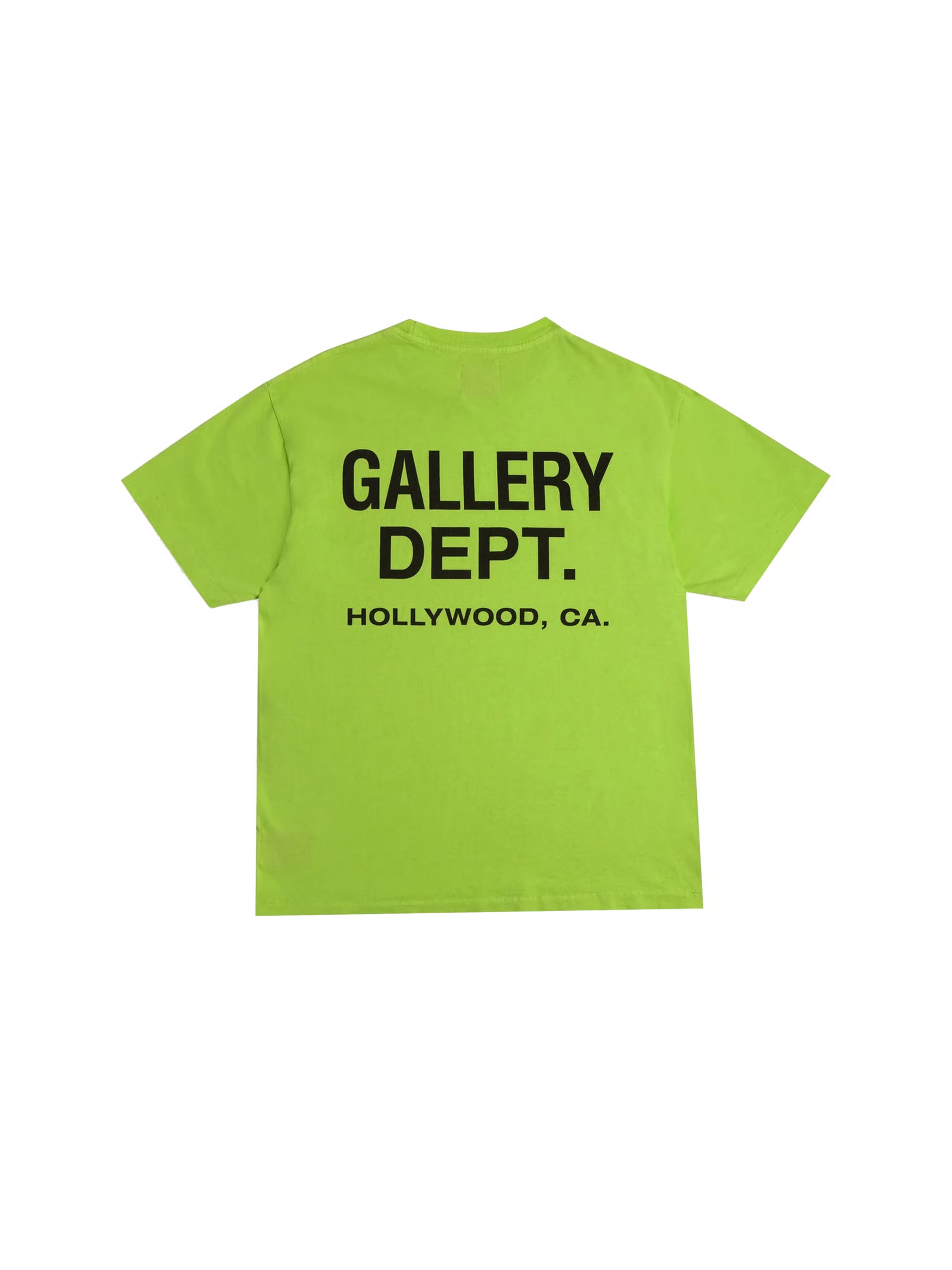 Gallery Dept. Souvenir Logo T-shirt (Lime)-8743669432650-The Attic