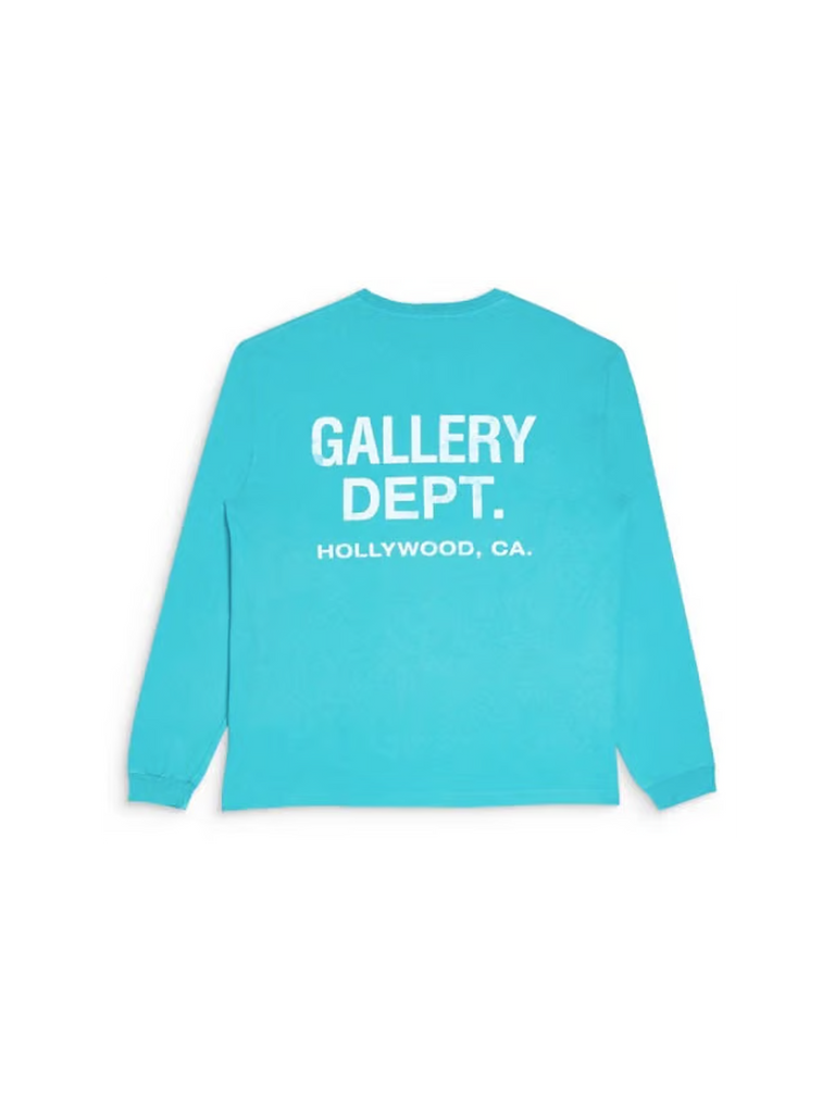 Gallery Dept. Souvenir Longsleeve 'Teal'-9464585617738-The Attic