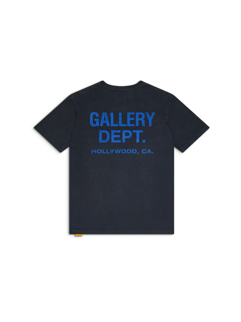 Gallery Dept. Souvenir Tee 'Washed Black'-9621131329866-The Attic