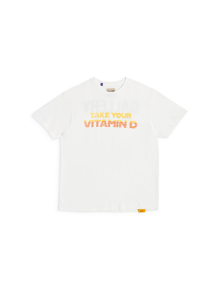Gallery Dept. Vitamin D Tee 'White'-8747021369674-The Attic