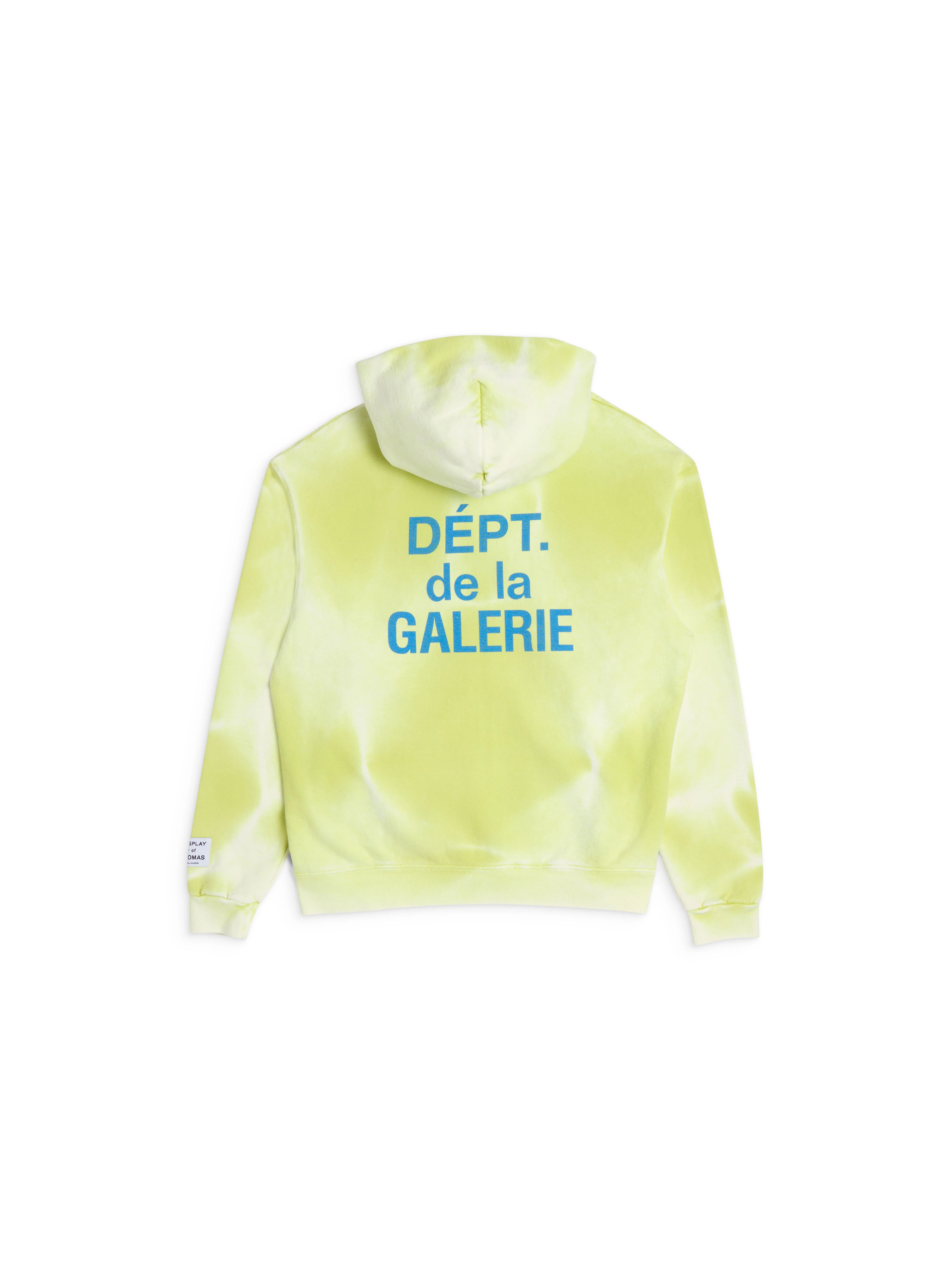 Gallery Dept. Zip Up Hoodie 'Lime'-8743712915786-The Attic