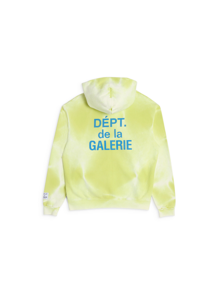 Gallery Dept. Zip Up Hoodie 'Lime'-8743712915786-The Attic