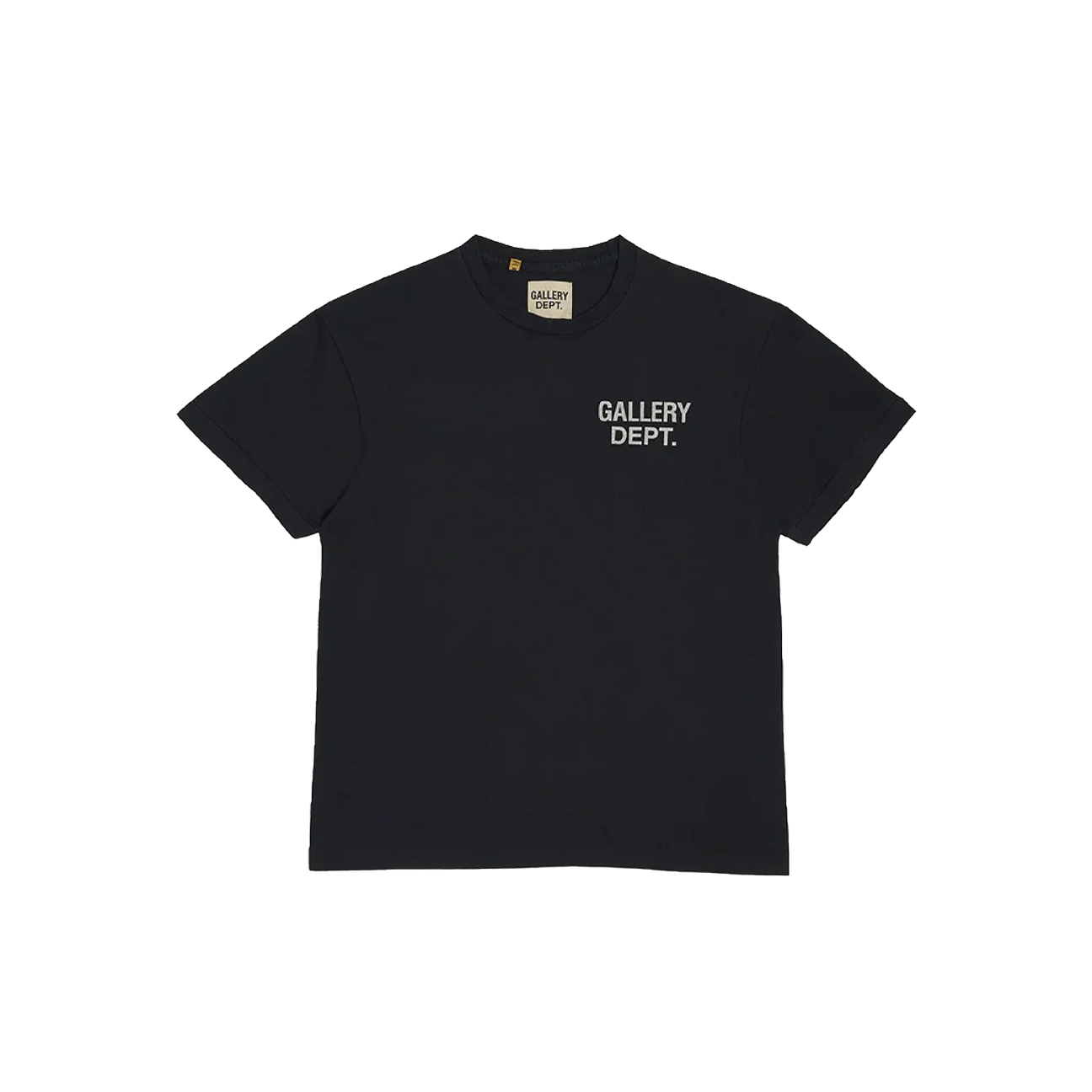 Gallery Dept. Souvenir Logo T-shirt 'Washed Black'