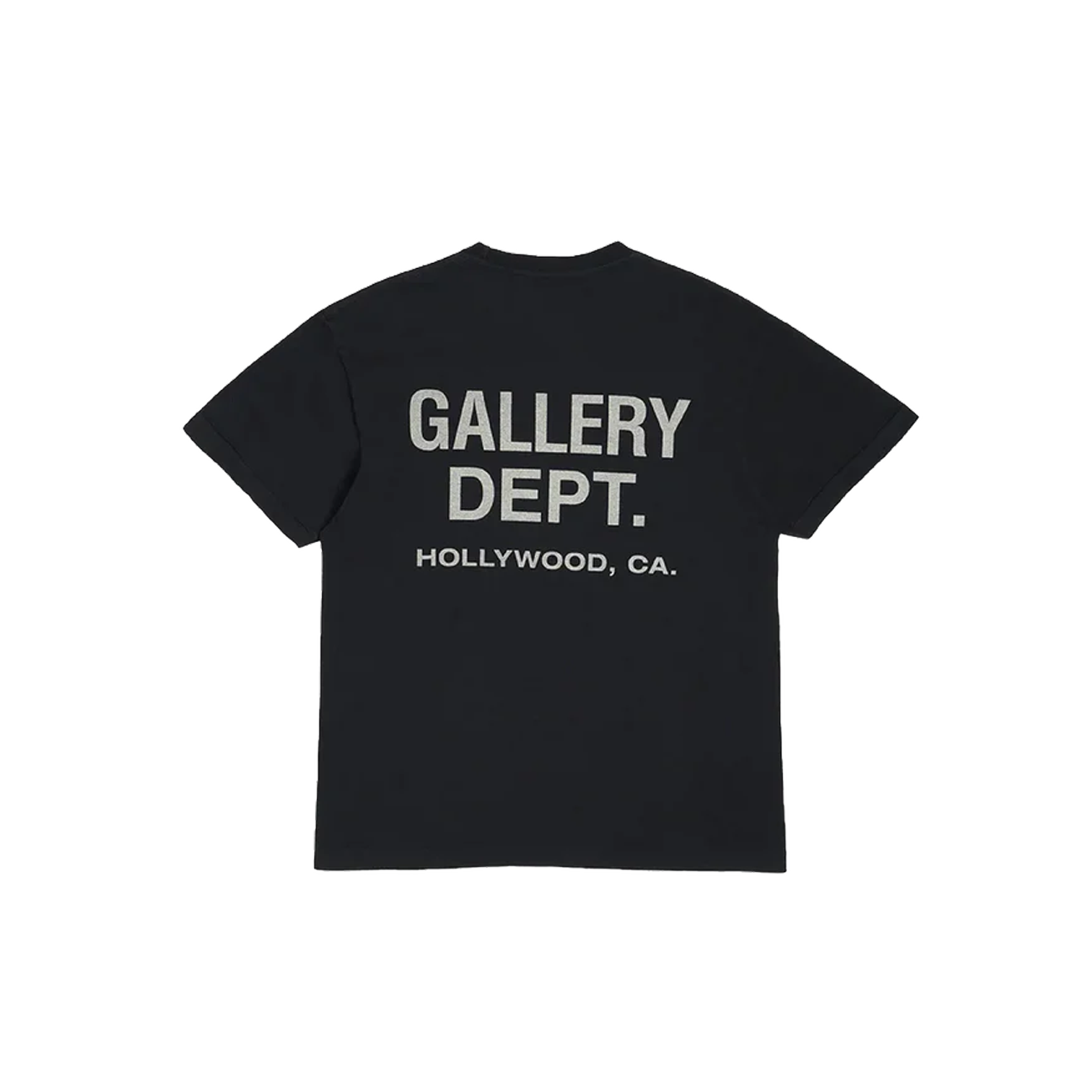 Gallery Dept. Souvenir Logo T-shirt 'Washed Black'