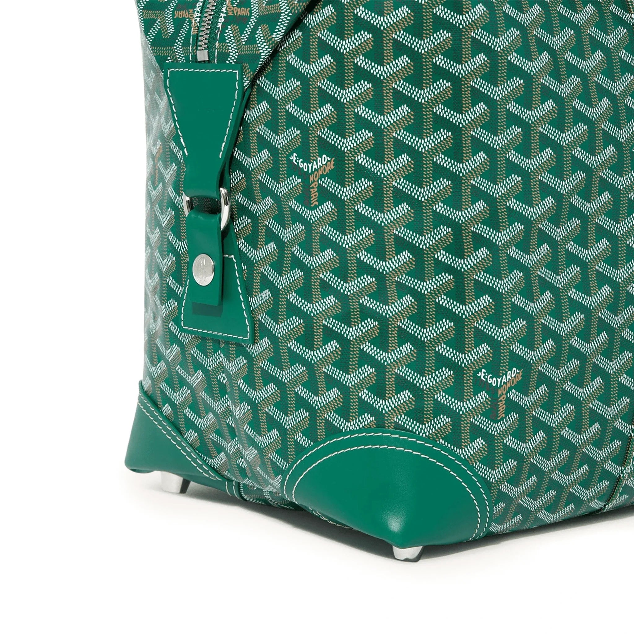 Goyard Bowling Bag 45 luxury travel bag featuring signature Goyardine canvas and premium leather trim available at The Attic Streetwear