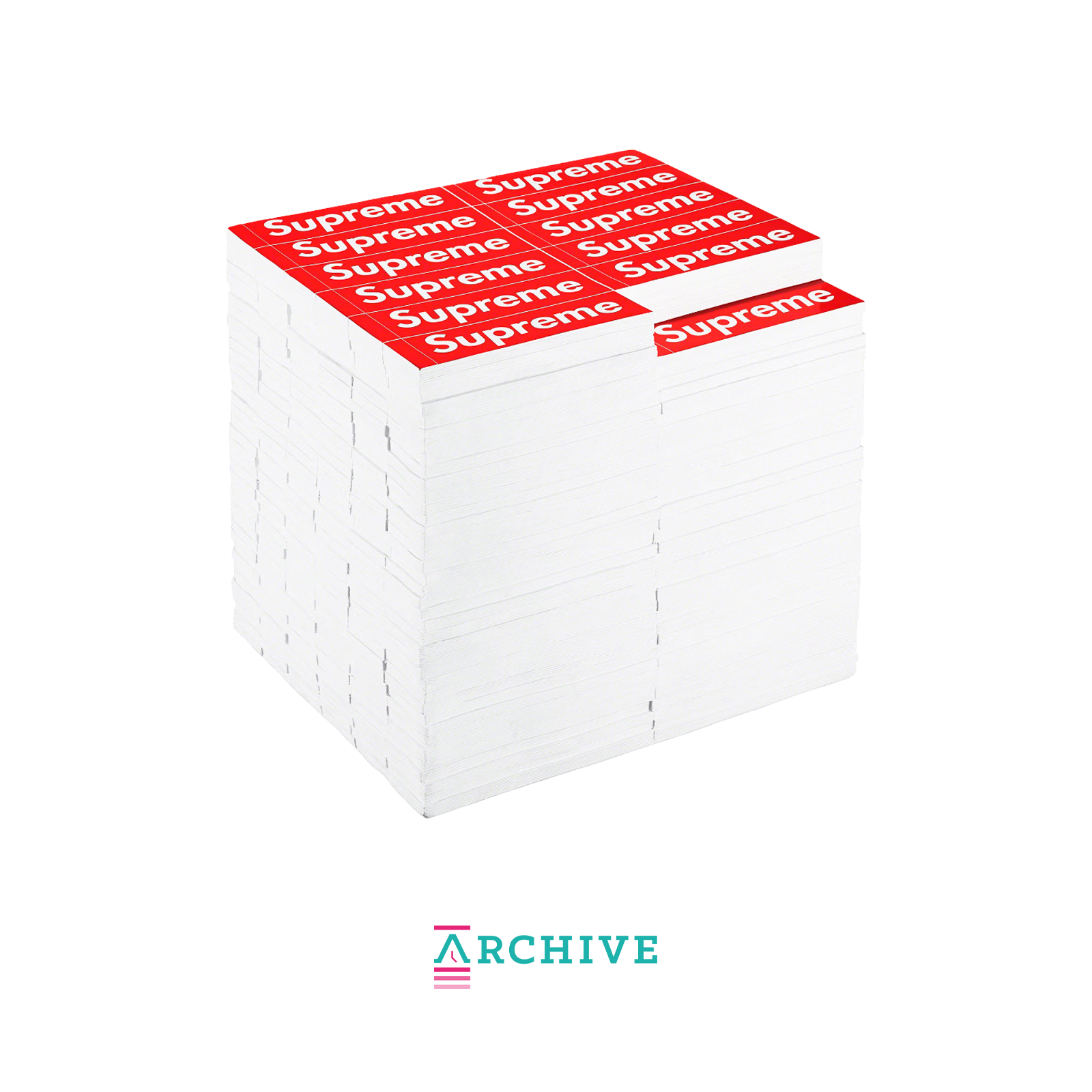 Supreme Rotary Hero Sticker Bricks Stool Side Table (ARCHIVE